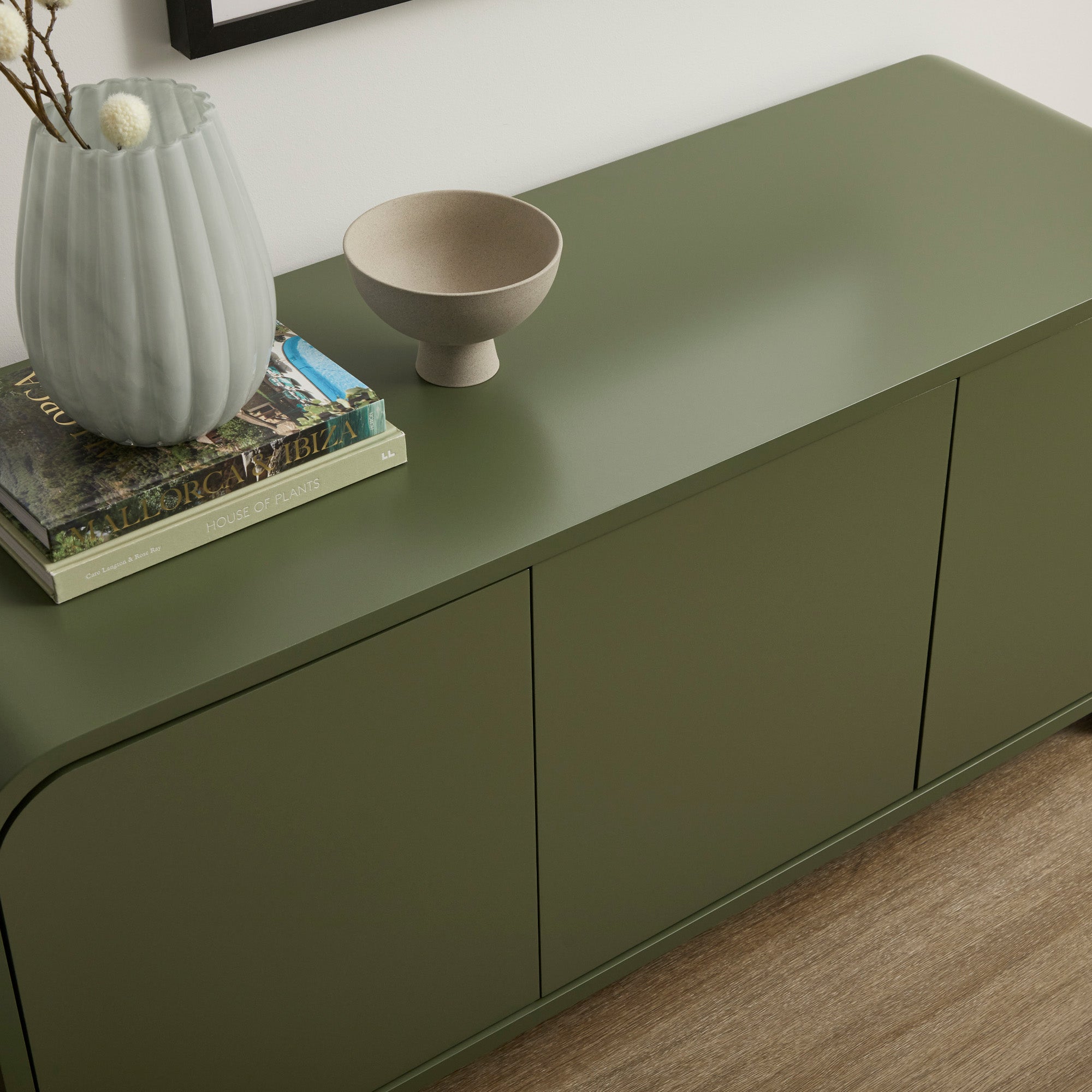 Baxter Entertainment Unit Green (120cm)