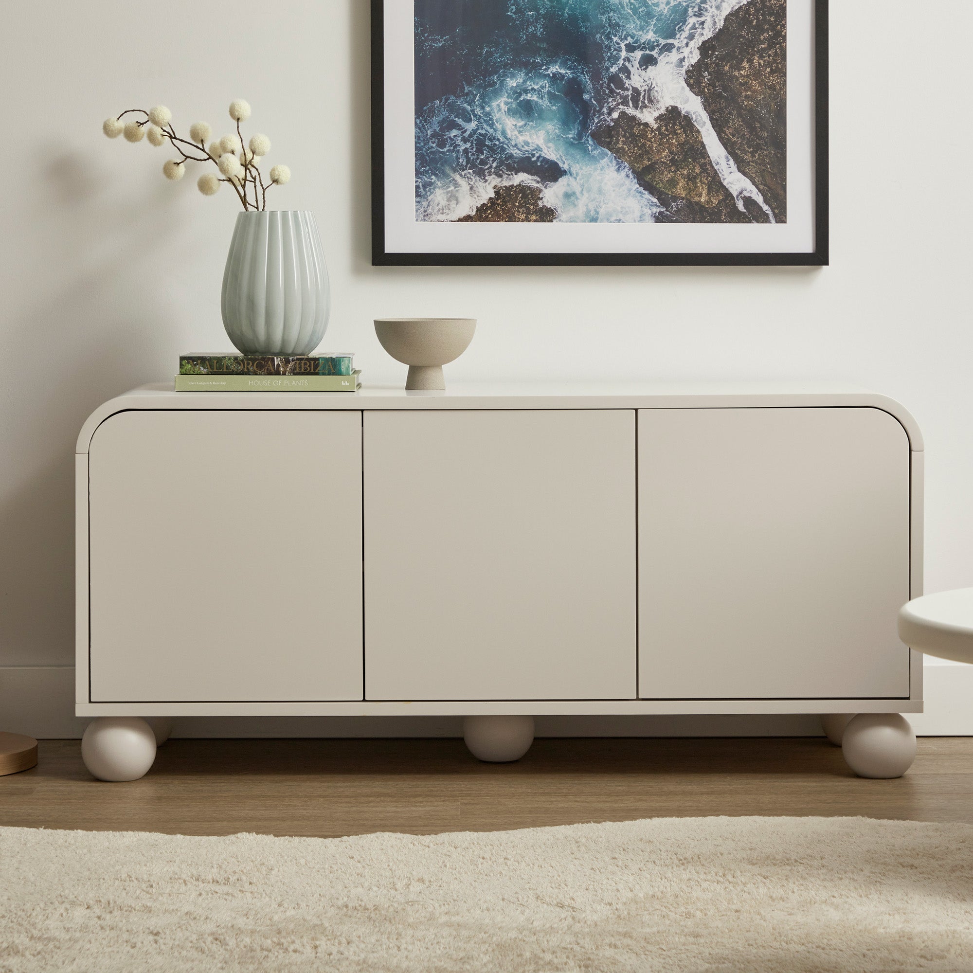 Baxter Entertainment Unit Cream (120cm)