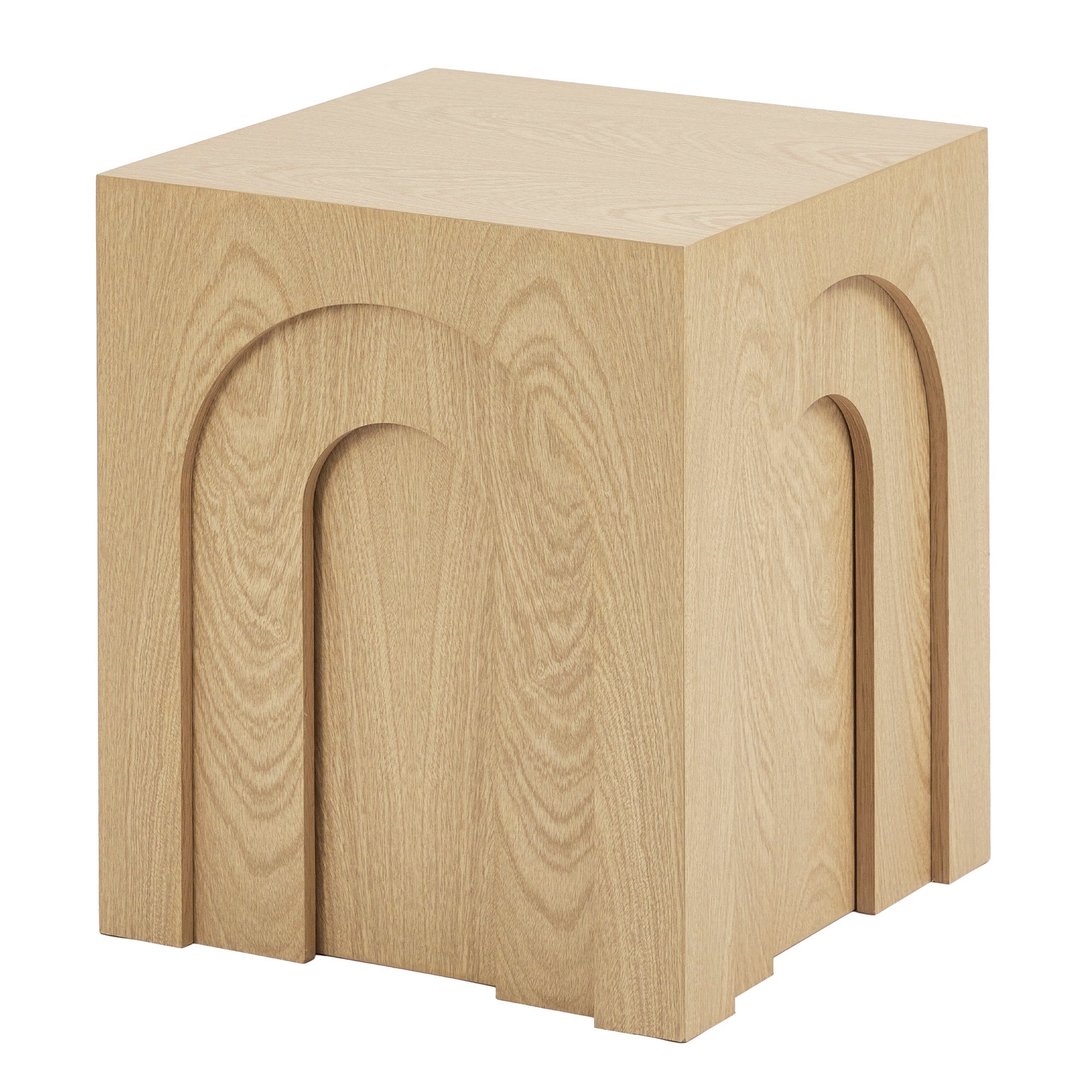 Belle Set of 3 Nested Side Tables Oak
