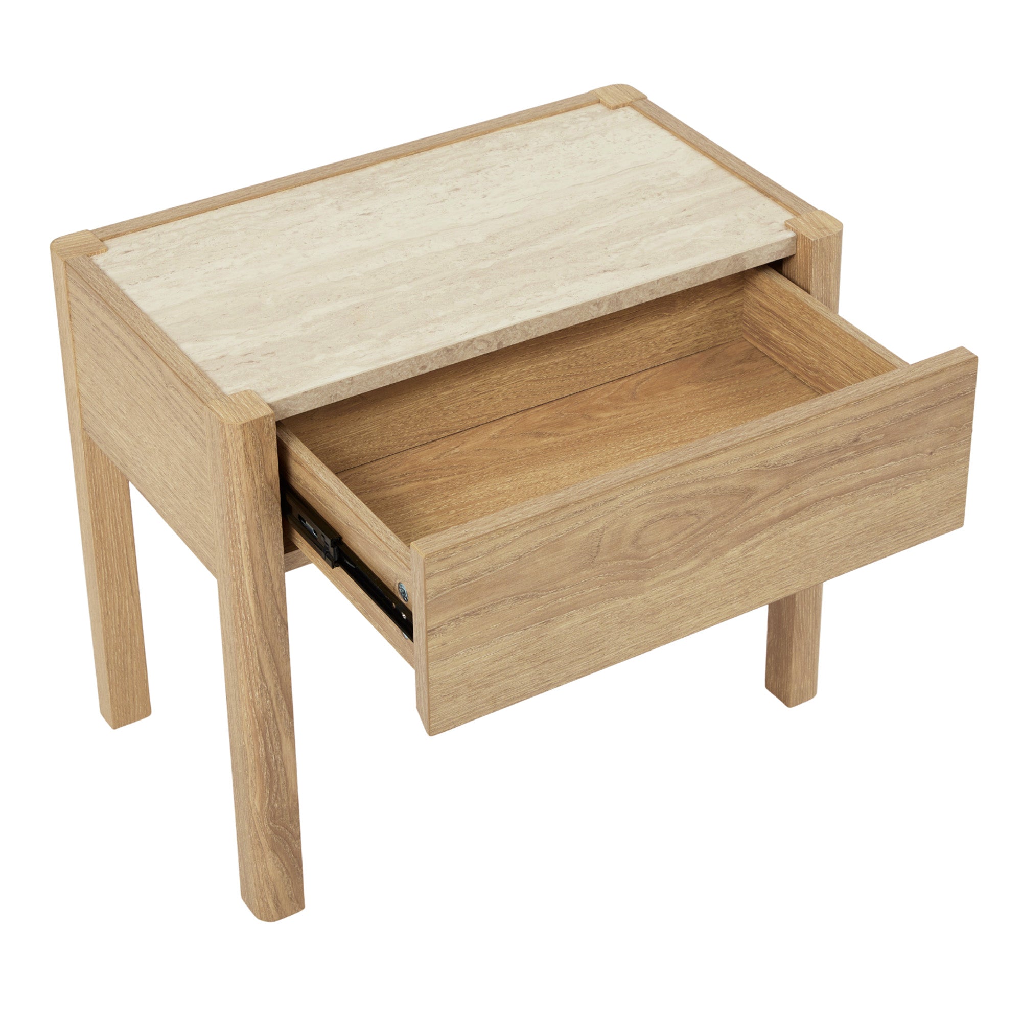 Clarke Bedside Table Oak (Set of 2)