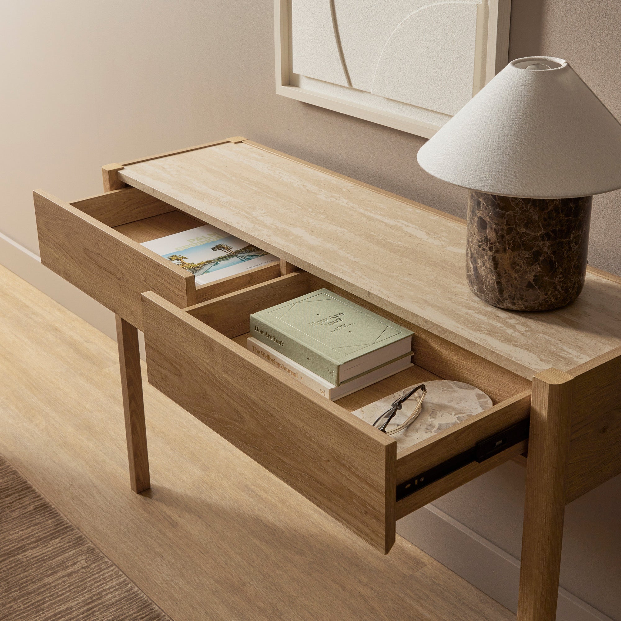 Clarke Console Table Oak (120cm)