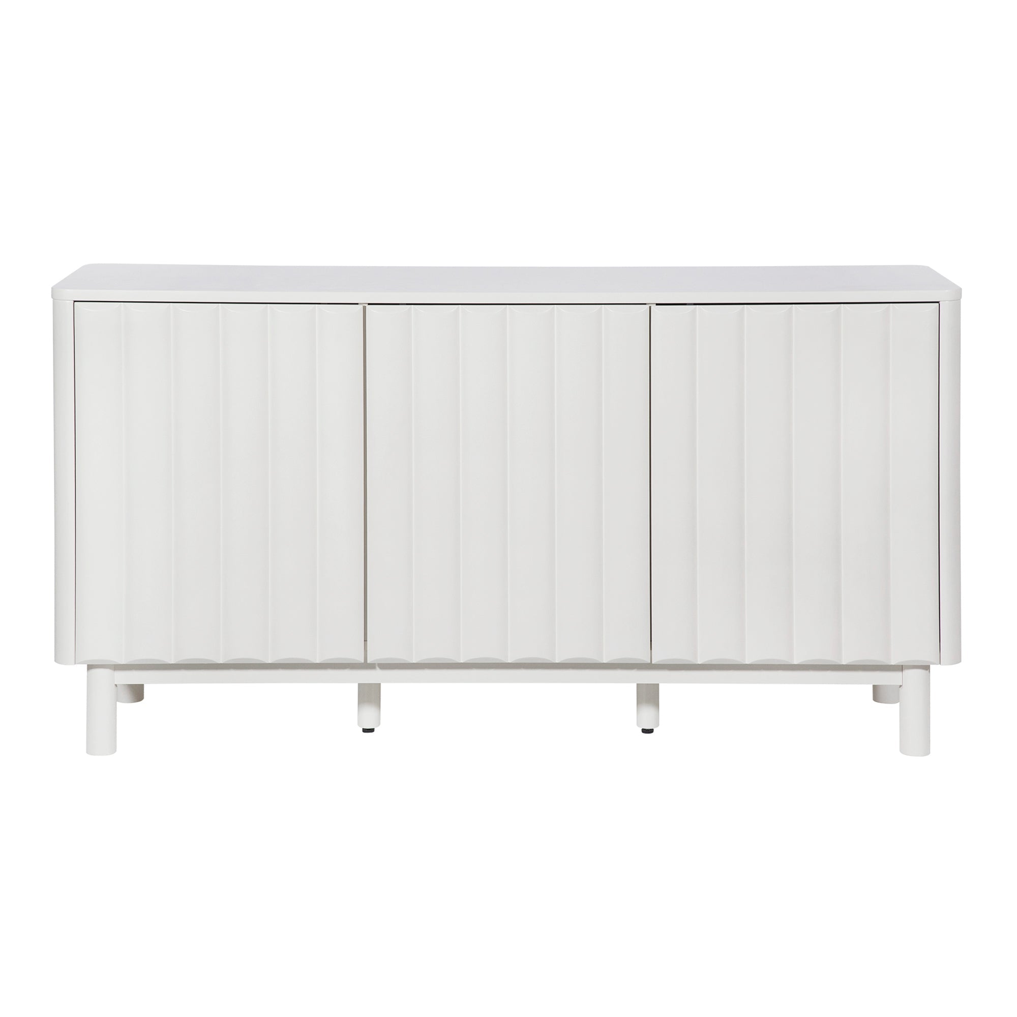 Cosette 3 Door Buffet Off-White (143cm)