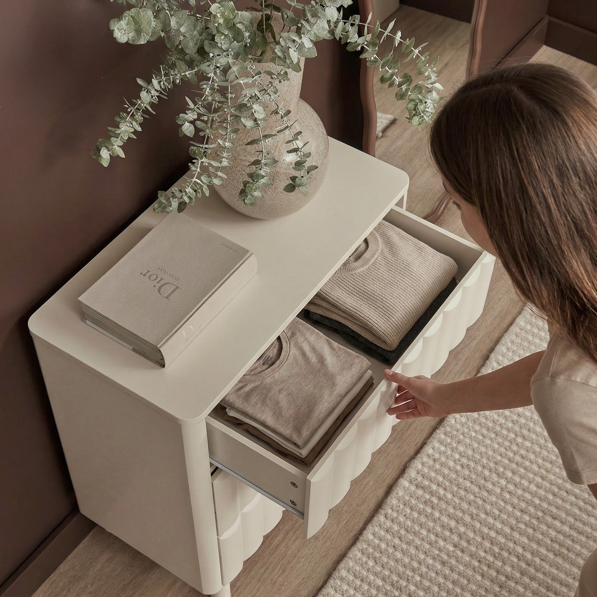 Cosette Chest of 3 Drawers Off-White