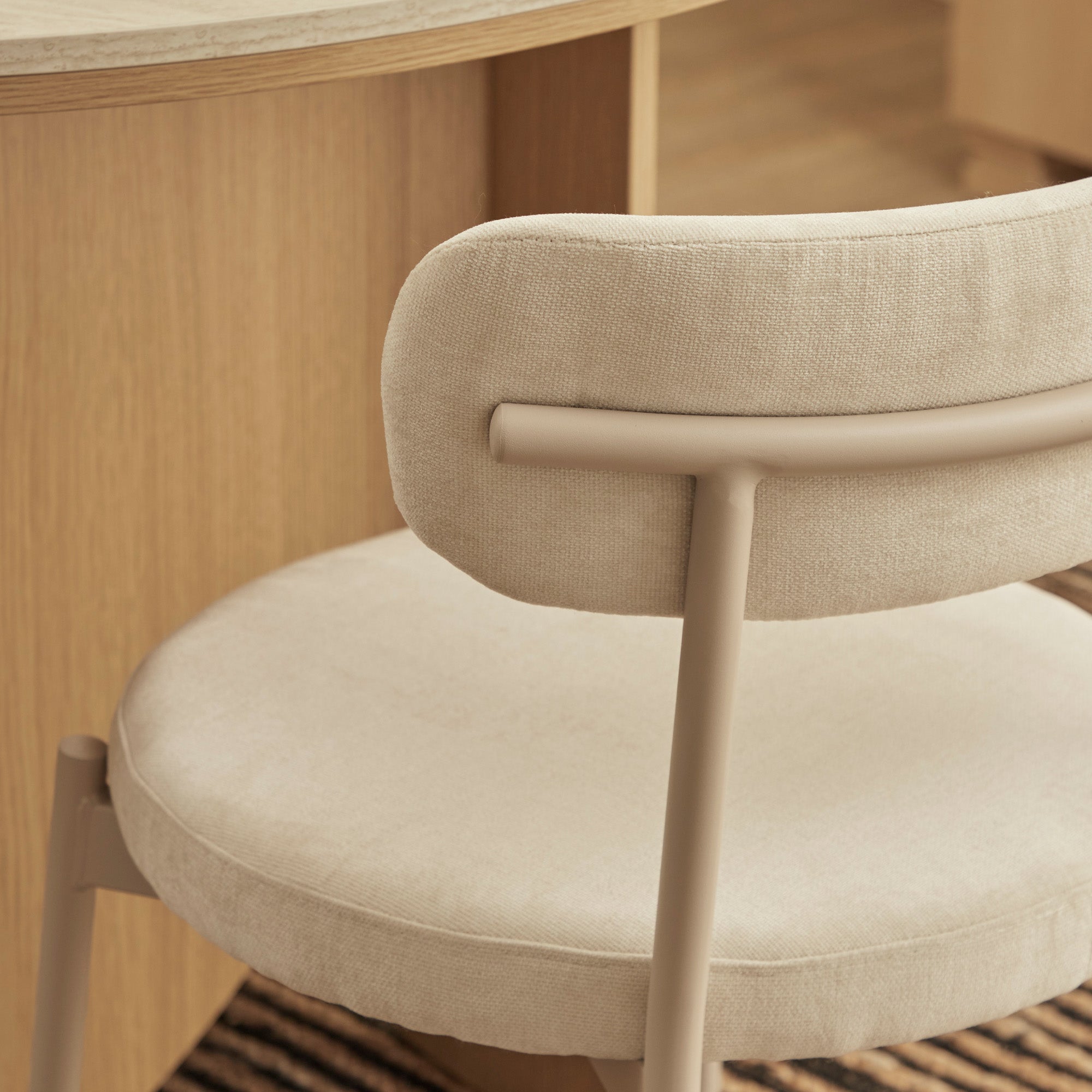 Hawthorn Set of 2 Dining Chairs Cream