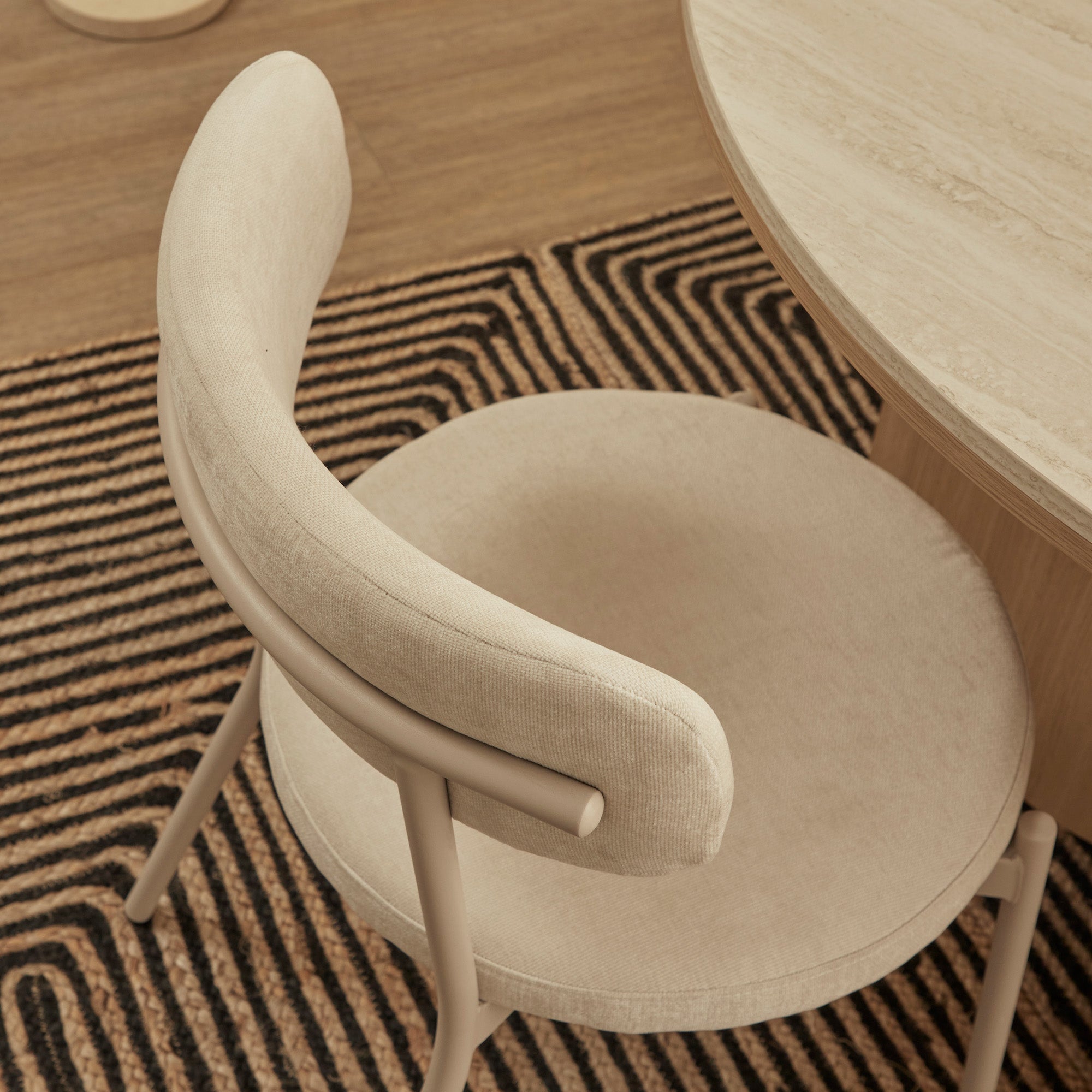 Hawthorn Set of 2 Dining Chairs Cream