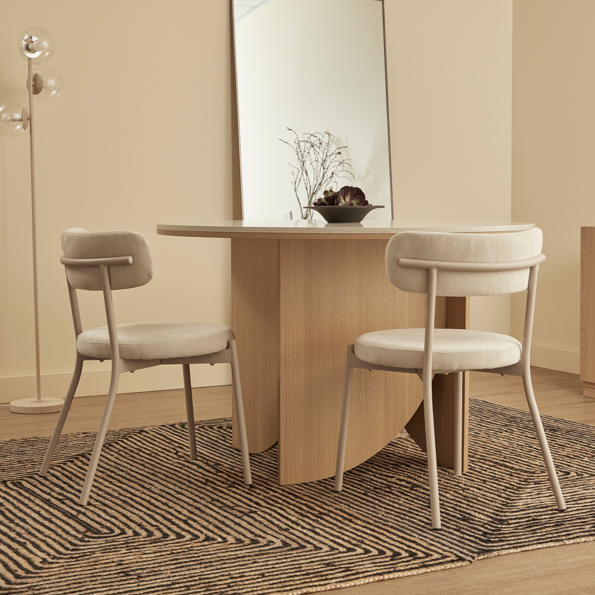 Hawthorn Set of 4 Dining Chairs Cream