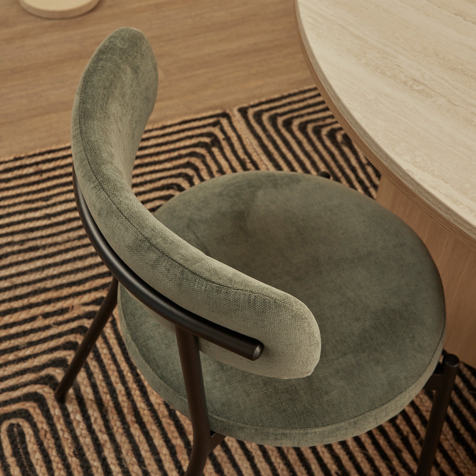 Hawthorn Set of 2 Dining Chairs Green