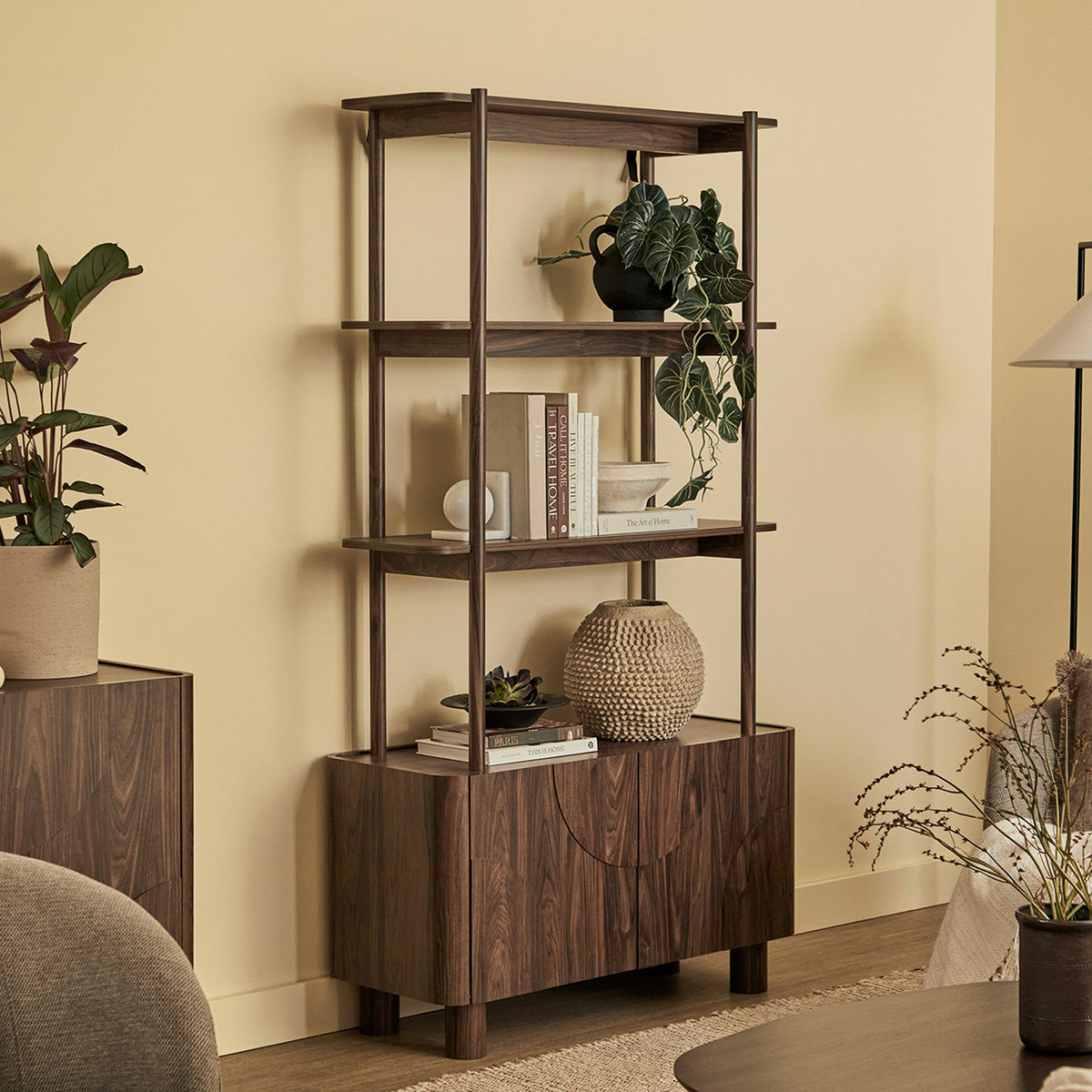 Iris Bookshelf Walnut
