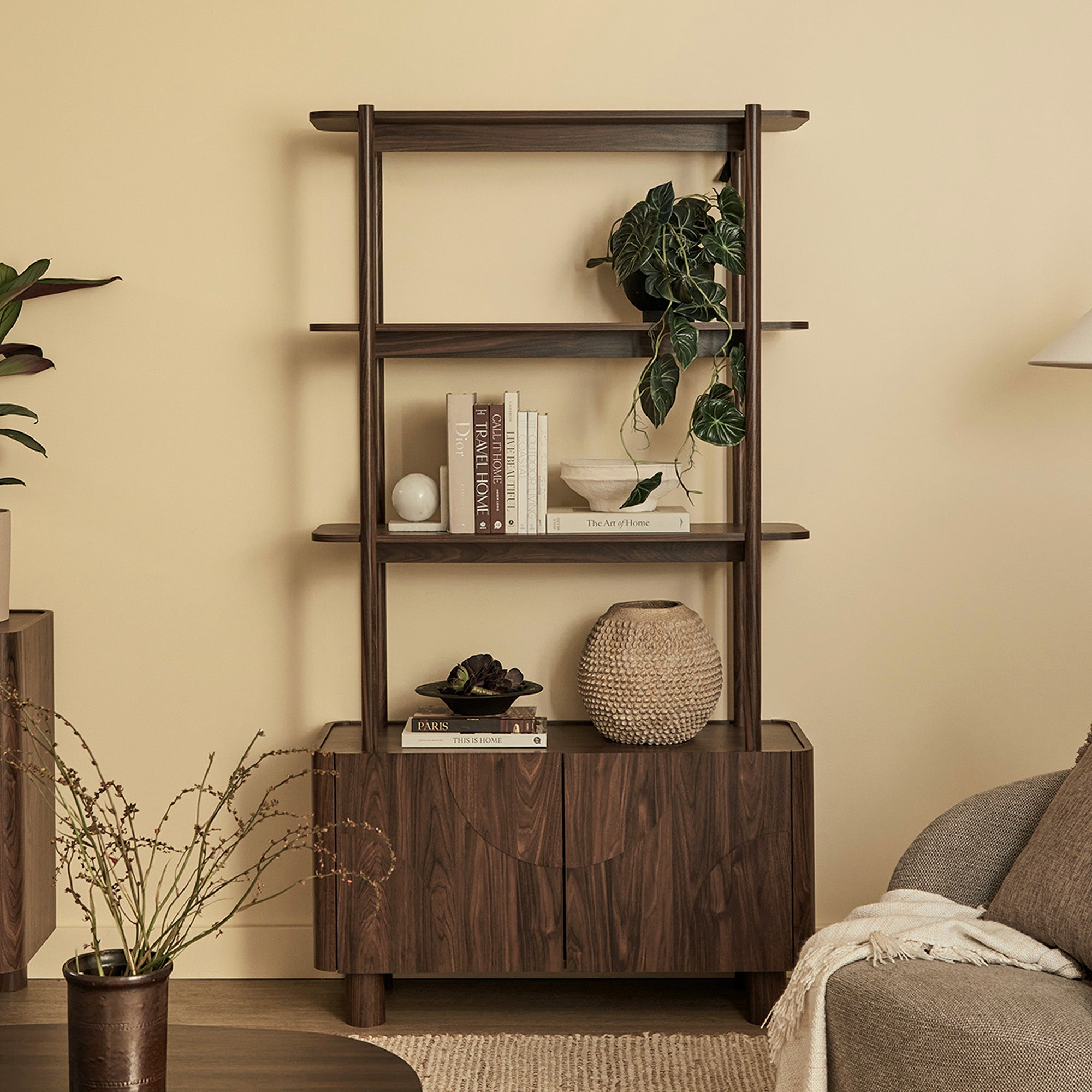 Iris Bookshelf Walnut