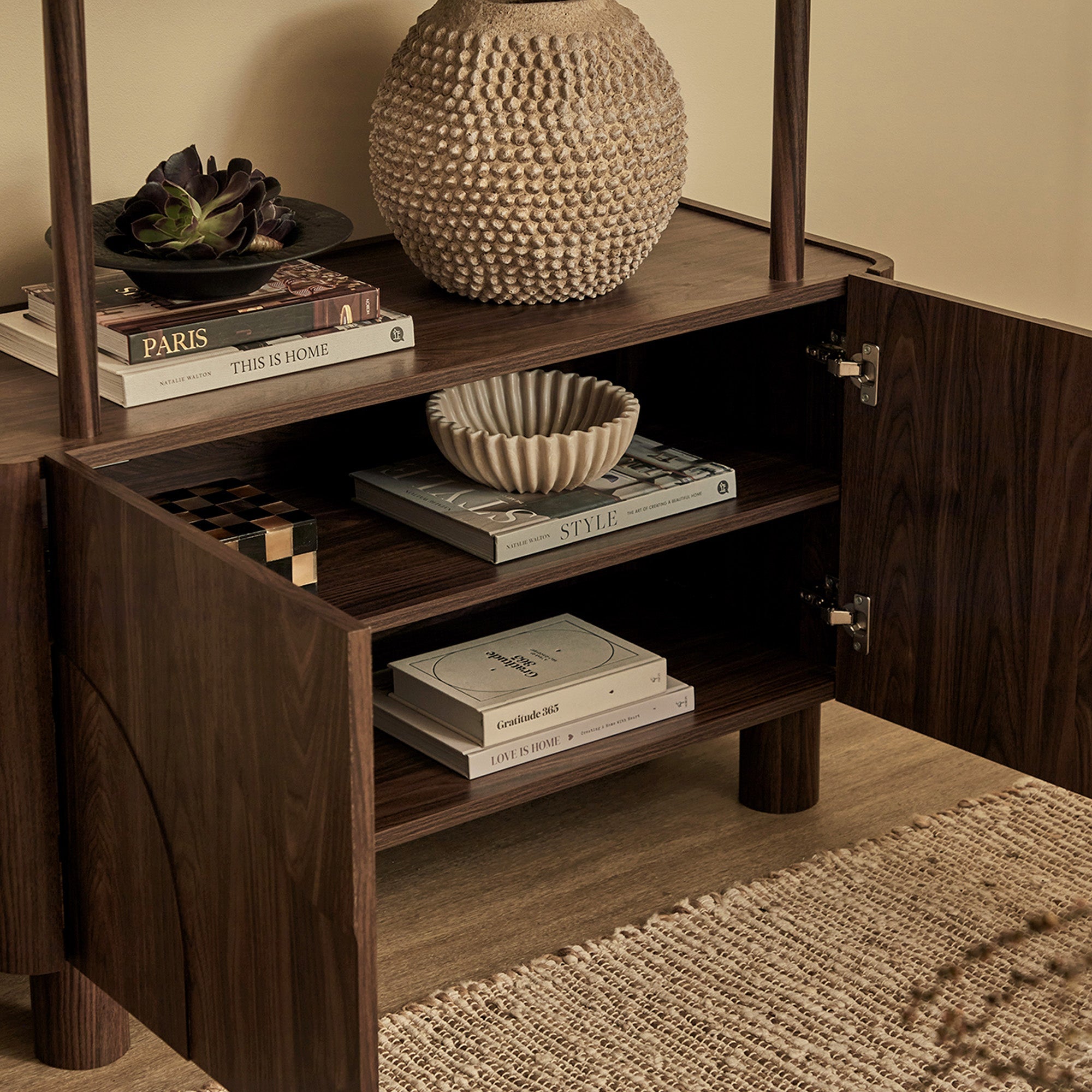 Iris Bookshelf Walnut