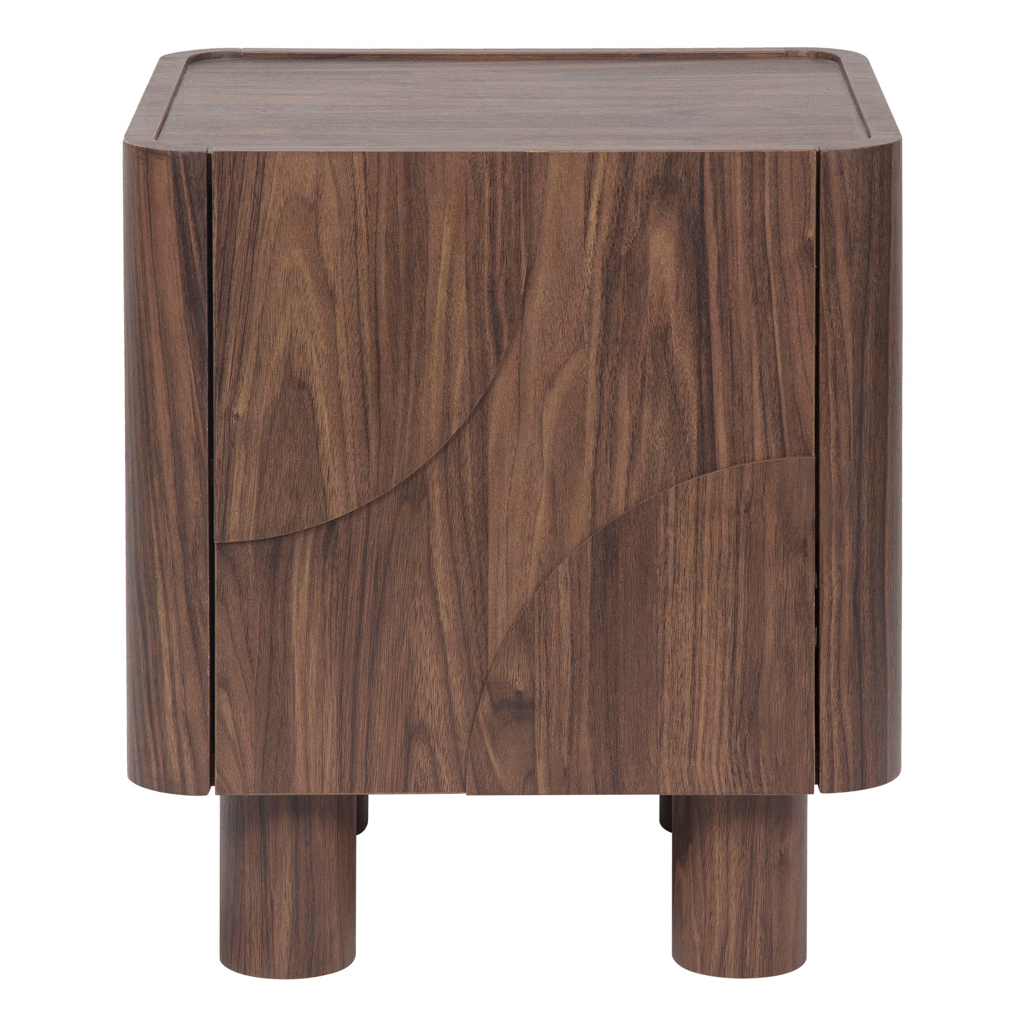 Iris Bedside Table Walnut (Set of 2)