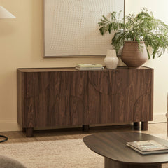 Iris 3 Door Buffet Walnut (160cm)