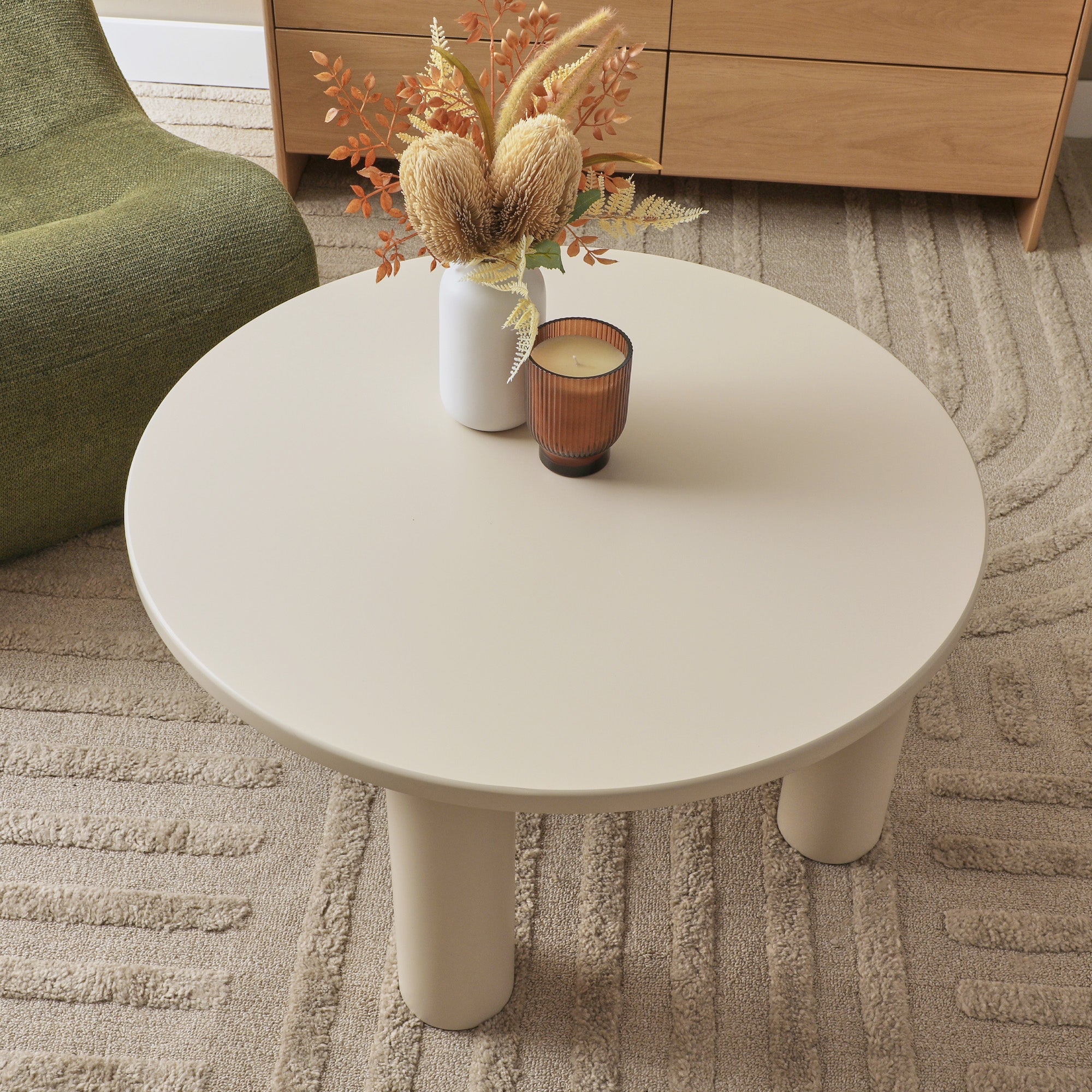 Kingsley Coffee Table Cream
