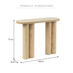 Mack Console Table Burl