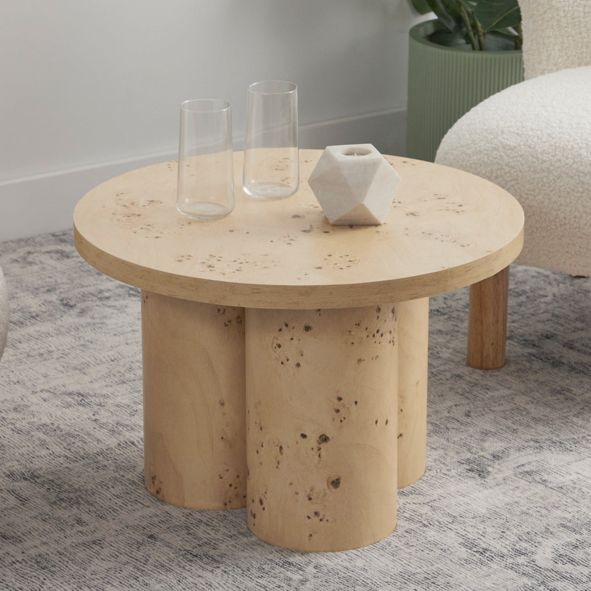 Mack Petite Coffee Table Burl