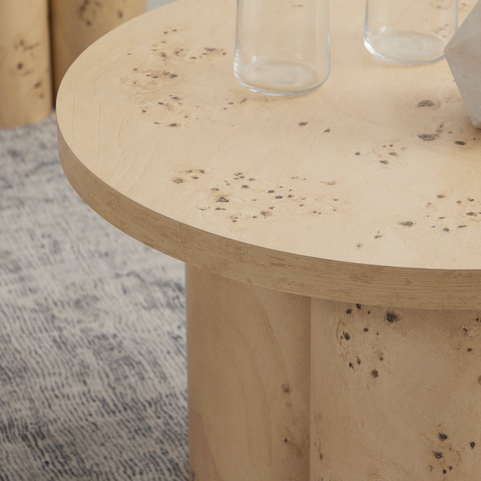 Mack Petite Coffee Table Burl