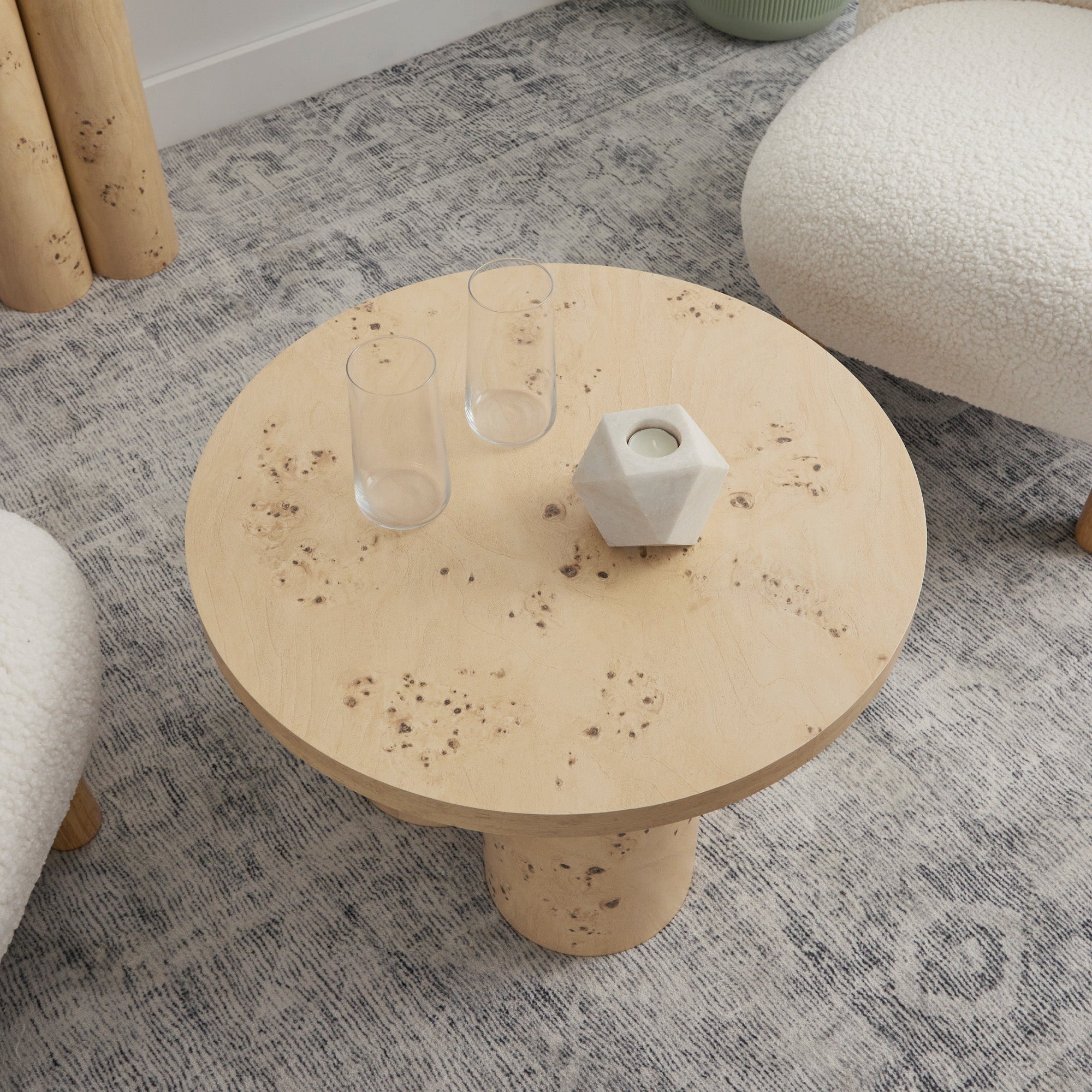 Mack Petite Coffee Table Burl