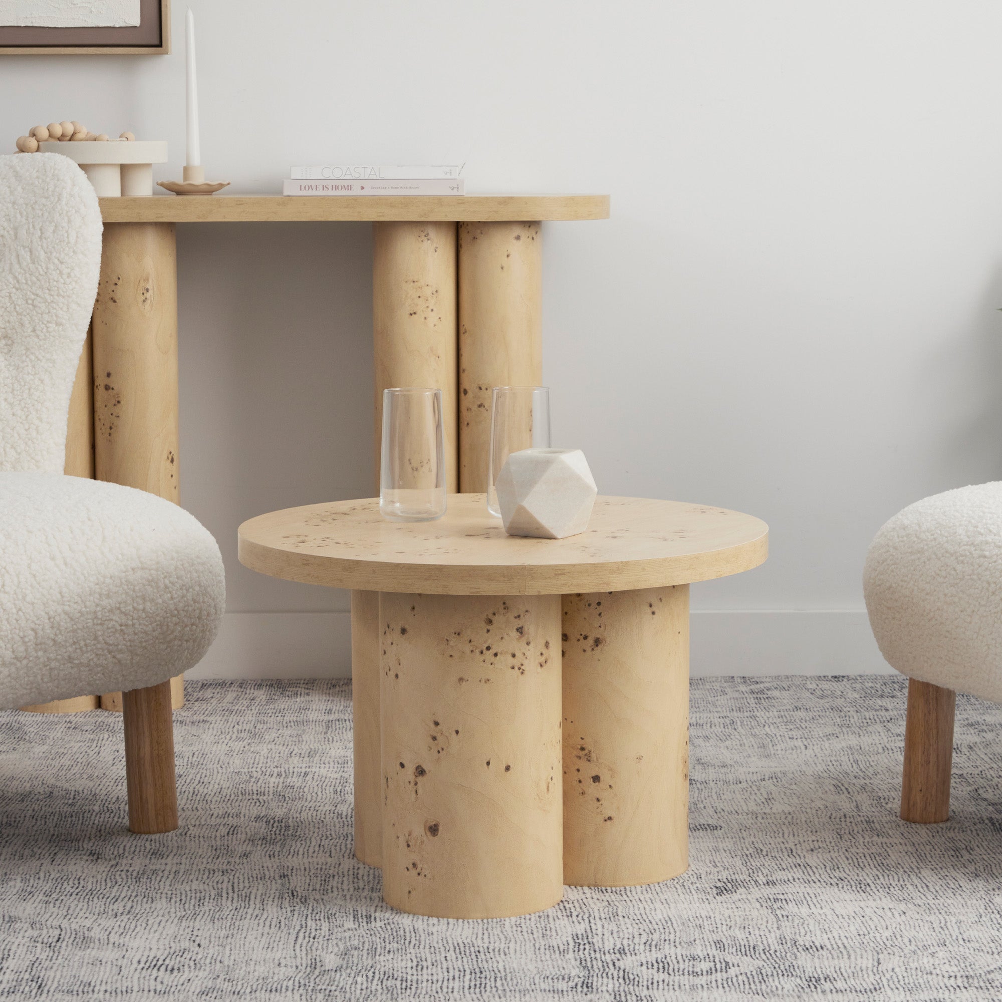 Mack Petite Coffee Table Burl