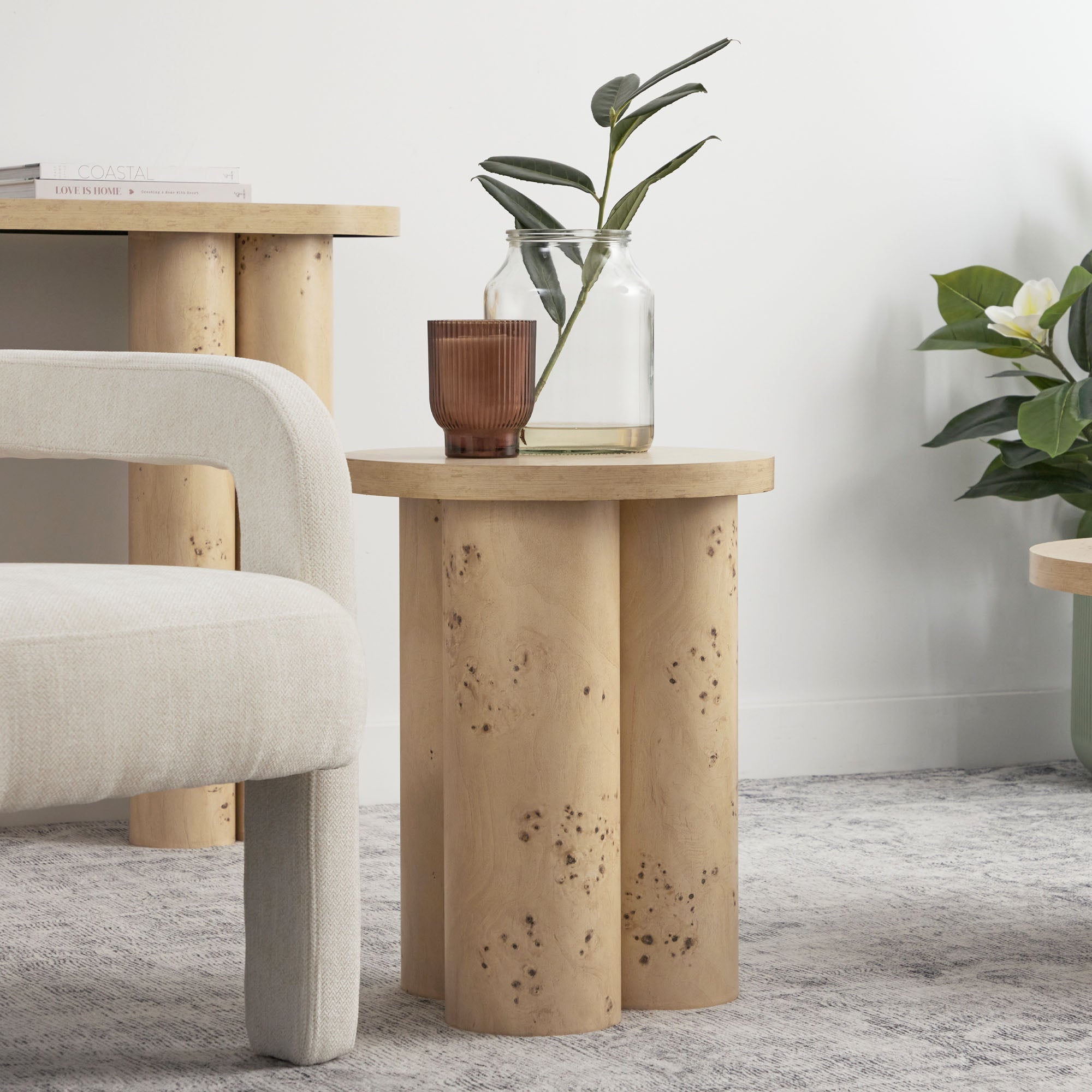 Mack Side Table Burl