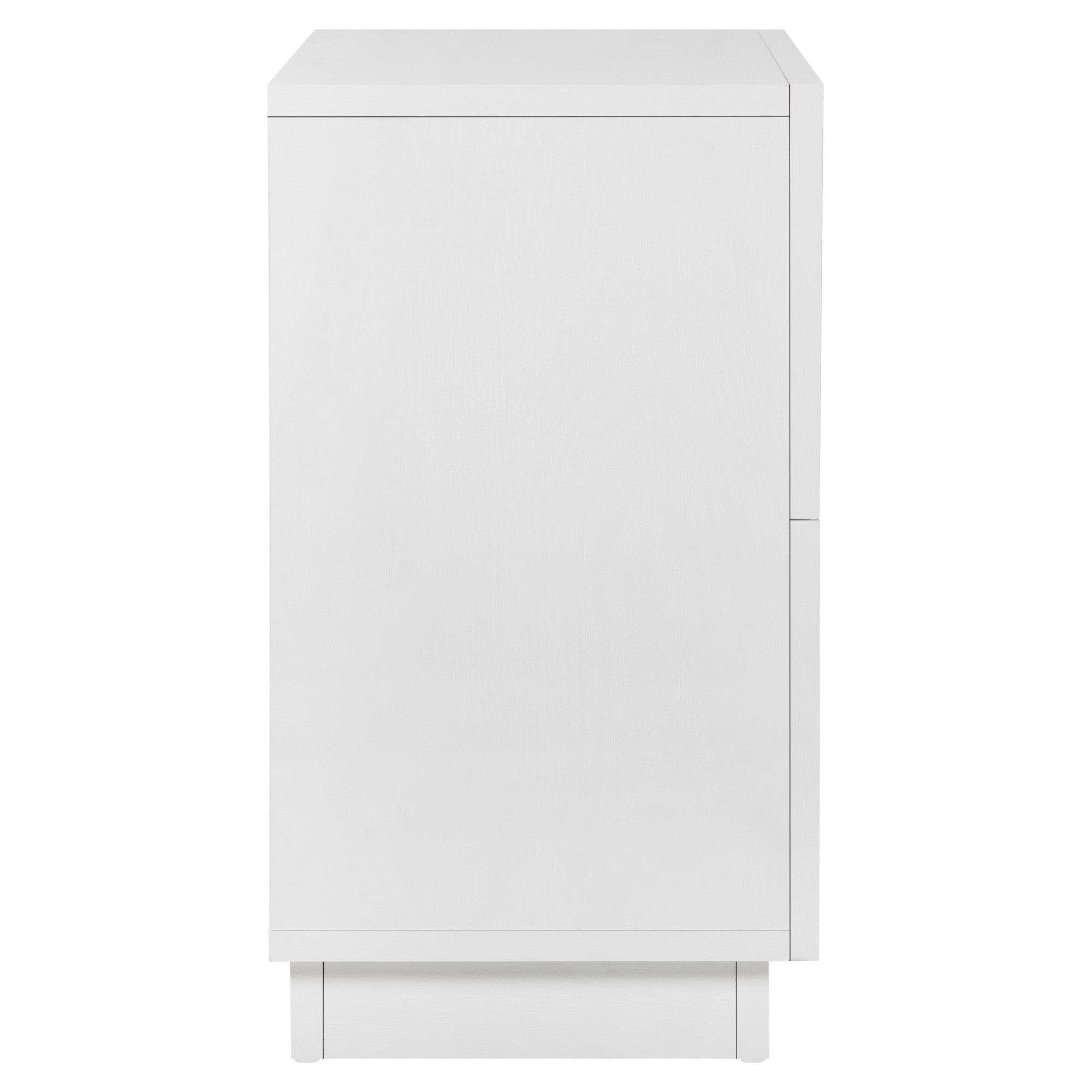 Neive Bedside Table White