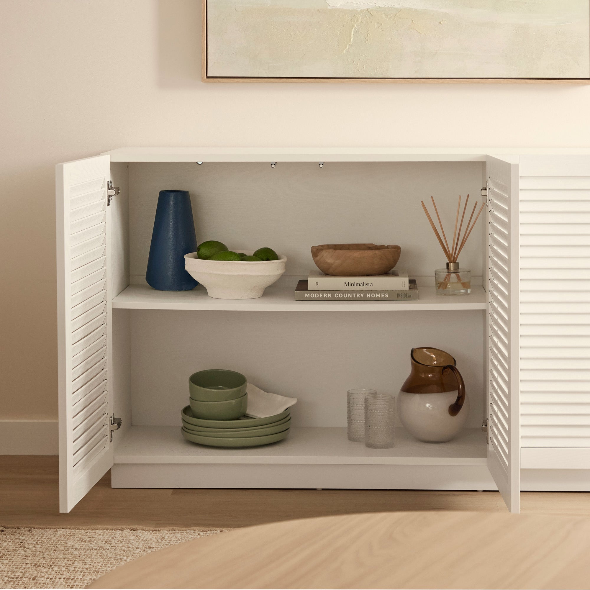 Neive Buffet White (140cm)