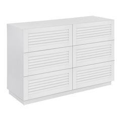 Neive Chest of 6 Drawers White