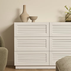 Neive Chest of 6 Drawers White