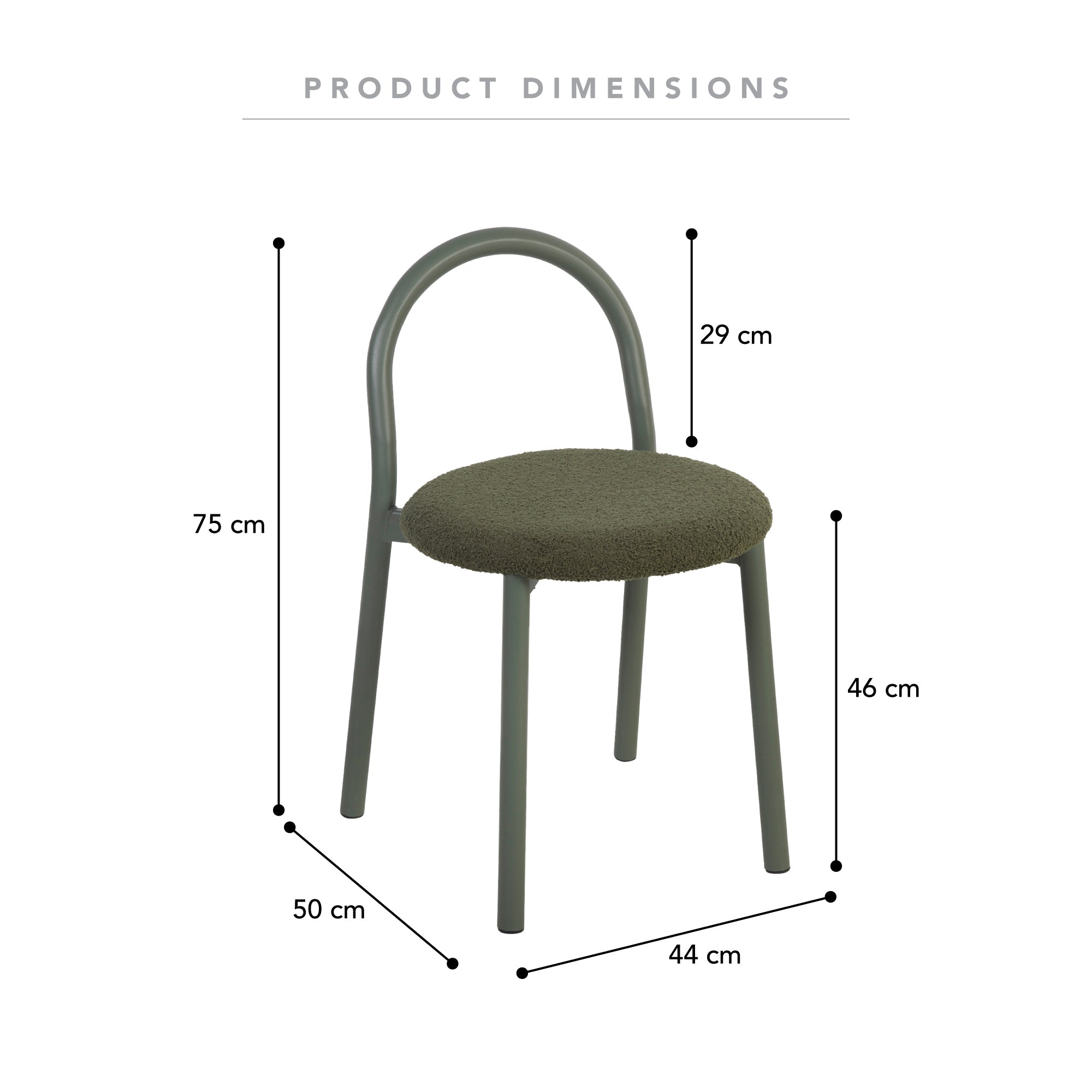 Newport Set of 4 Dining Chairs Green