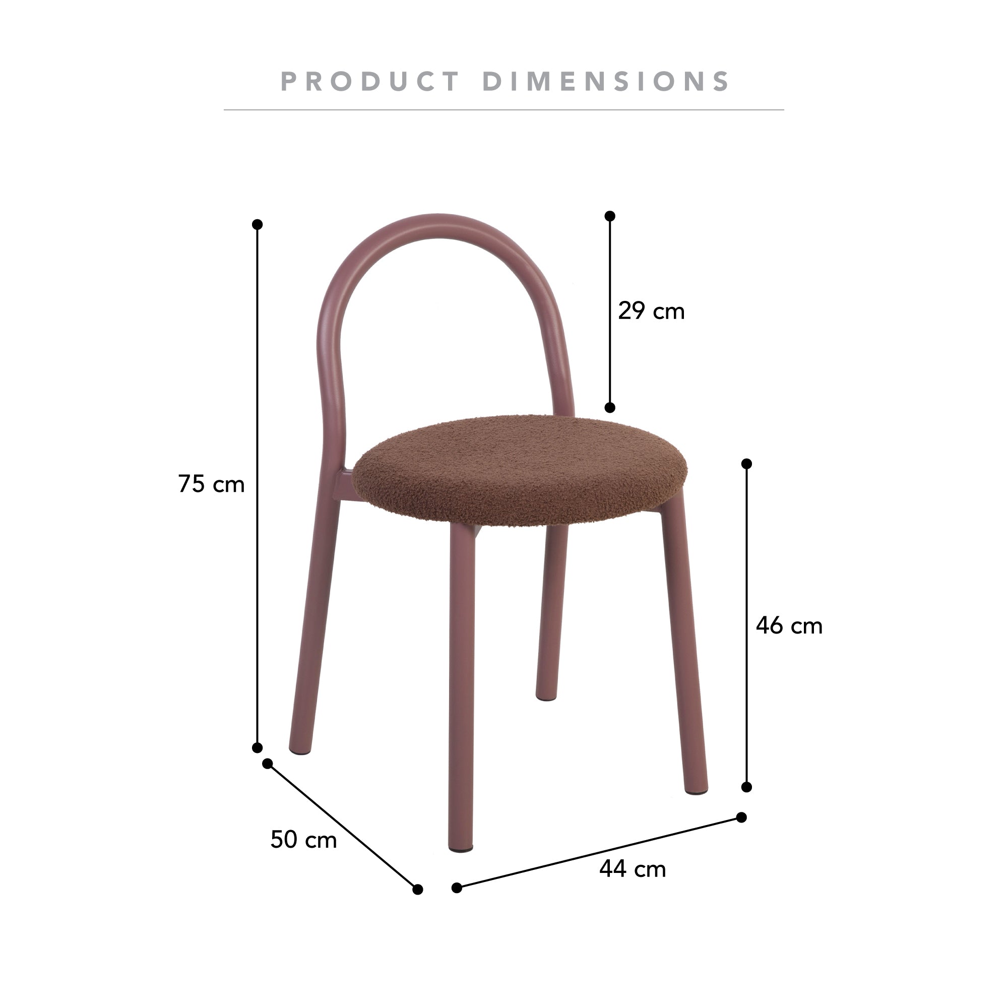 Newport Set of 2 Dining Chairs Claret
