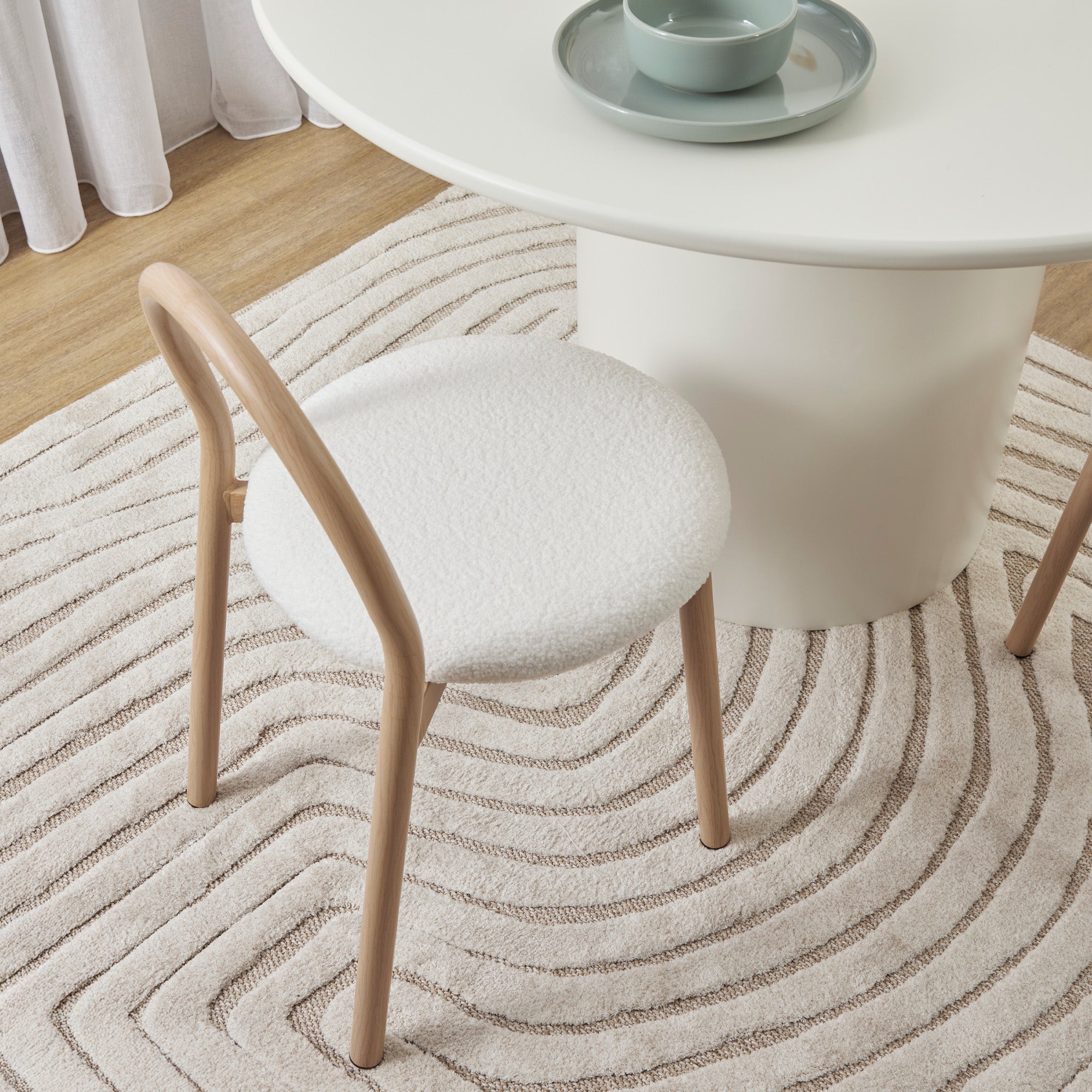 Newport Set of 2 Dining Chairs Cream
