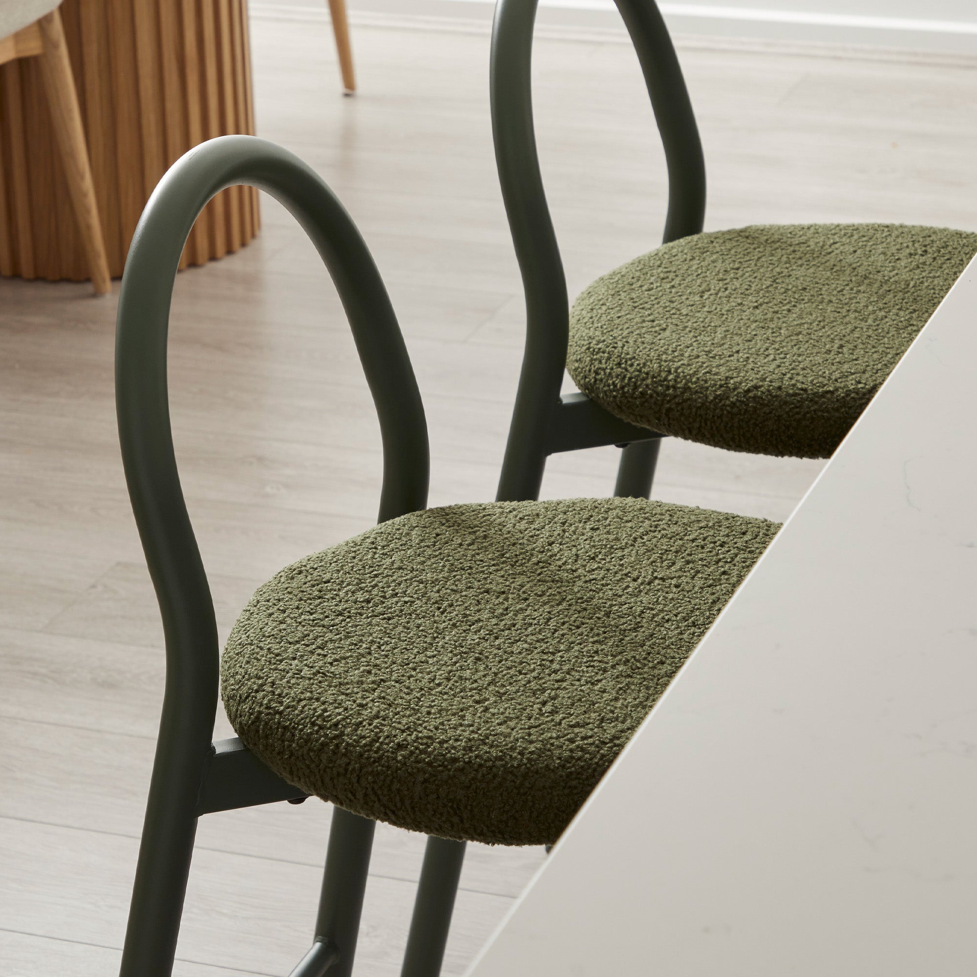 Newport Set of 2 Barstools Green