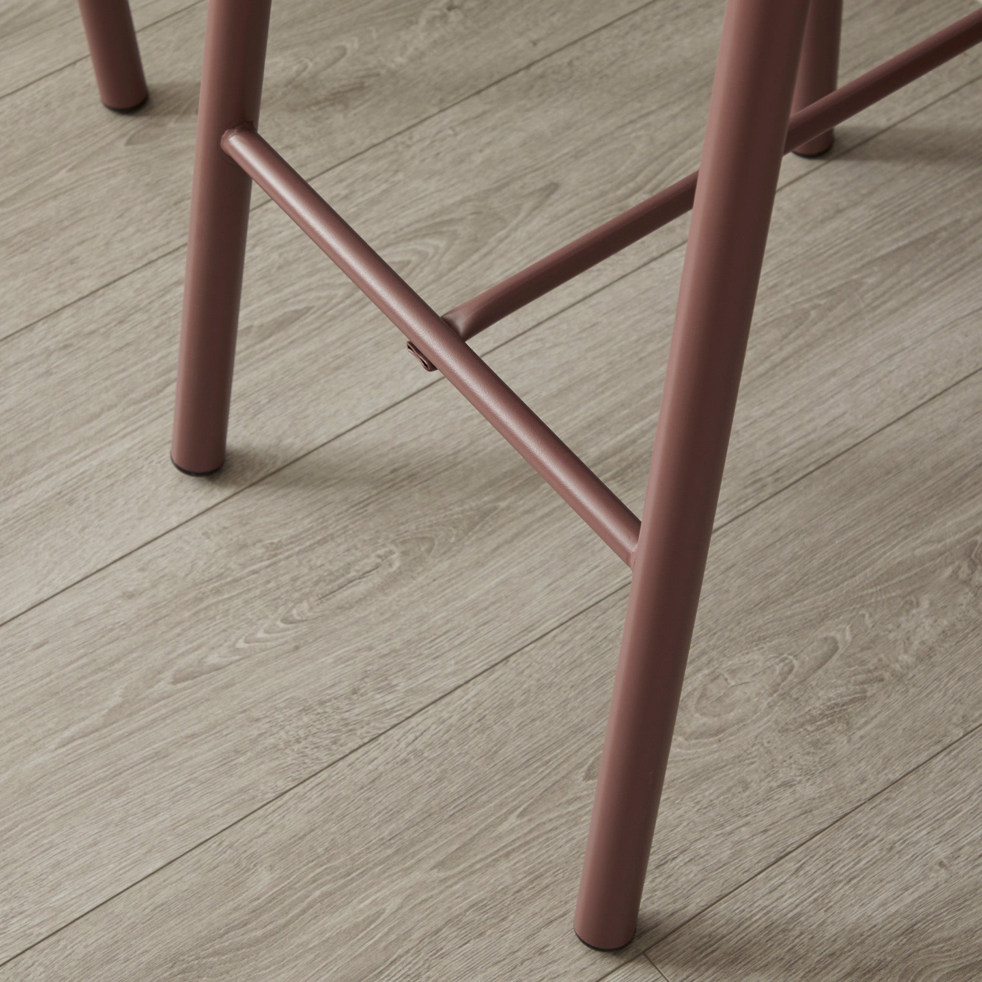 Newport Set of 2 Barstools Claret