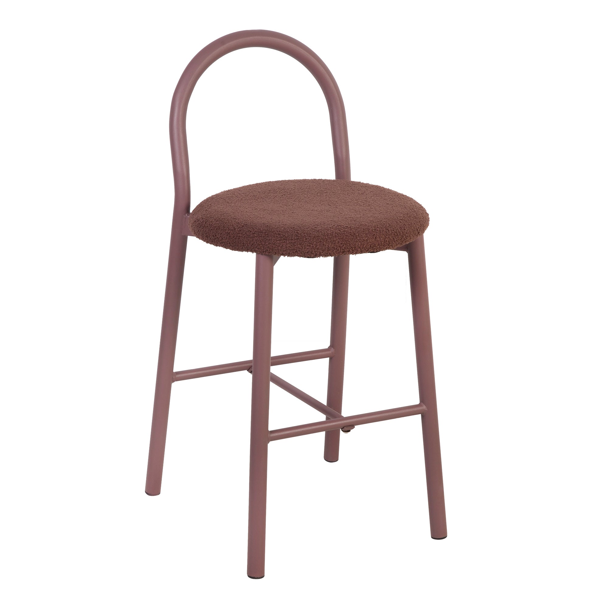 Newport Set of 2 Barstools Claret