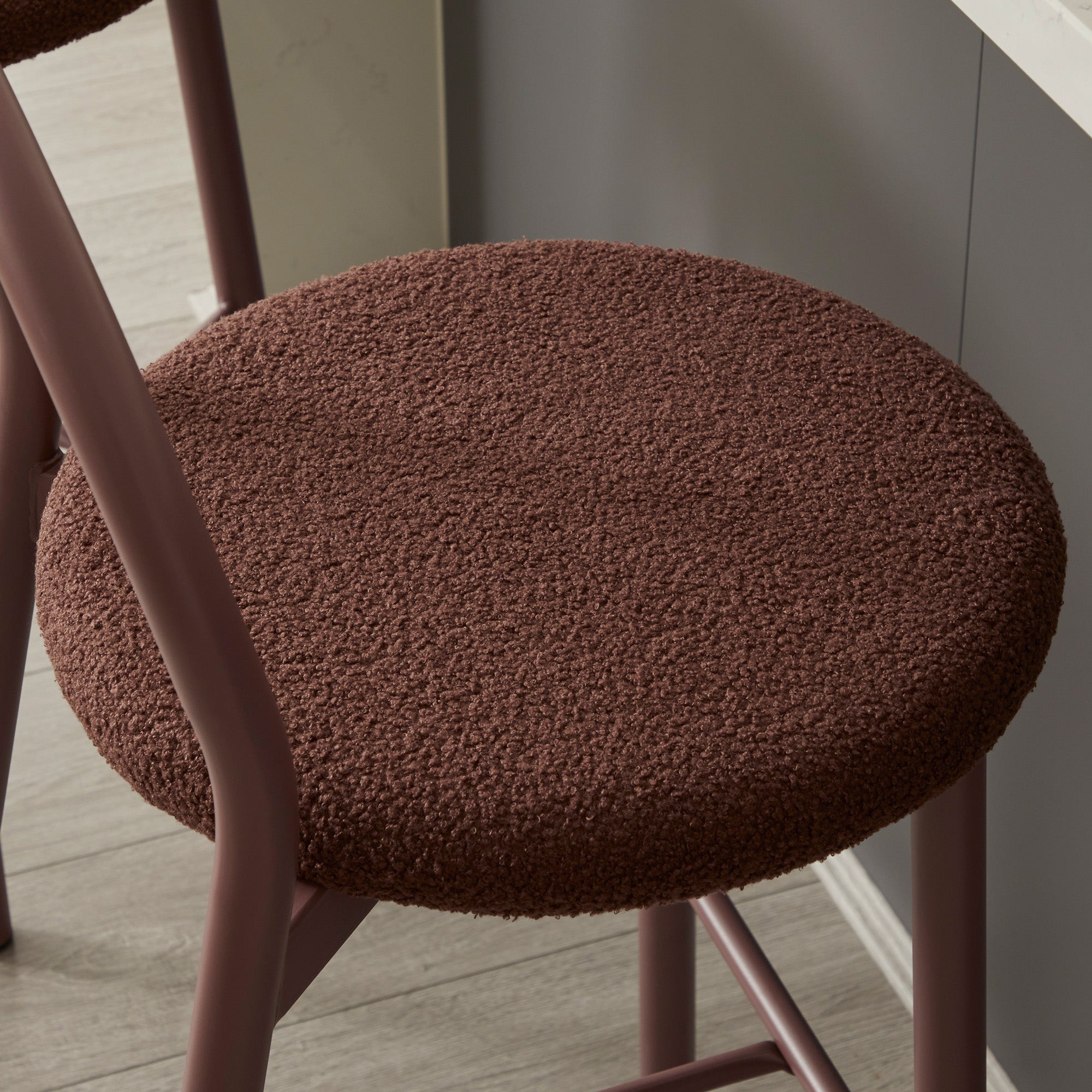 Newport Set of 2 Barstools Claret
