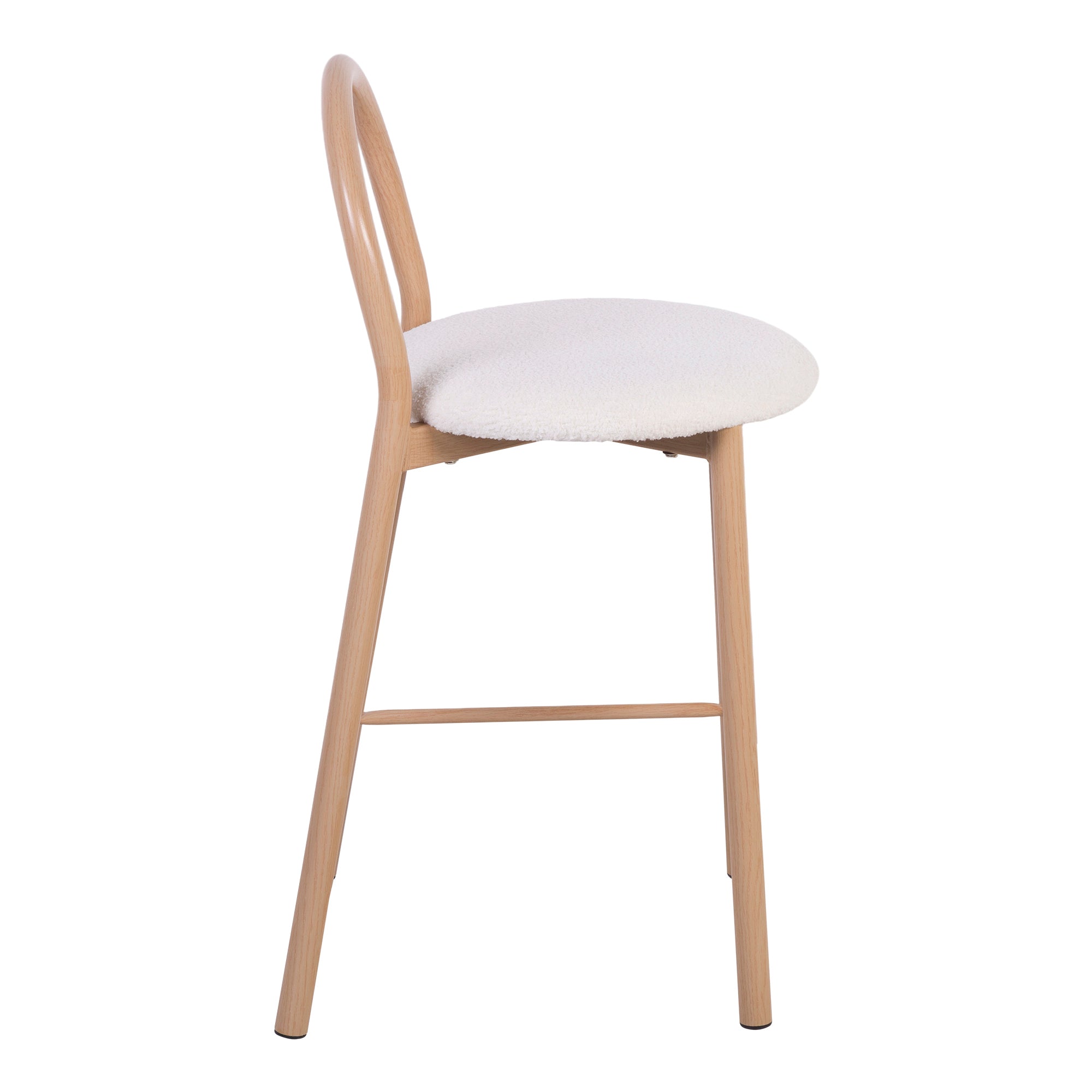Newport Set of 2 Barstools Cream