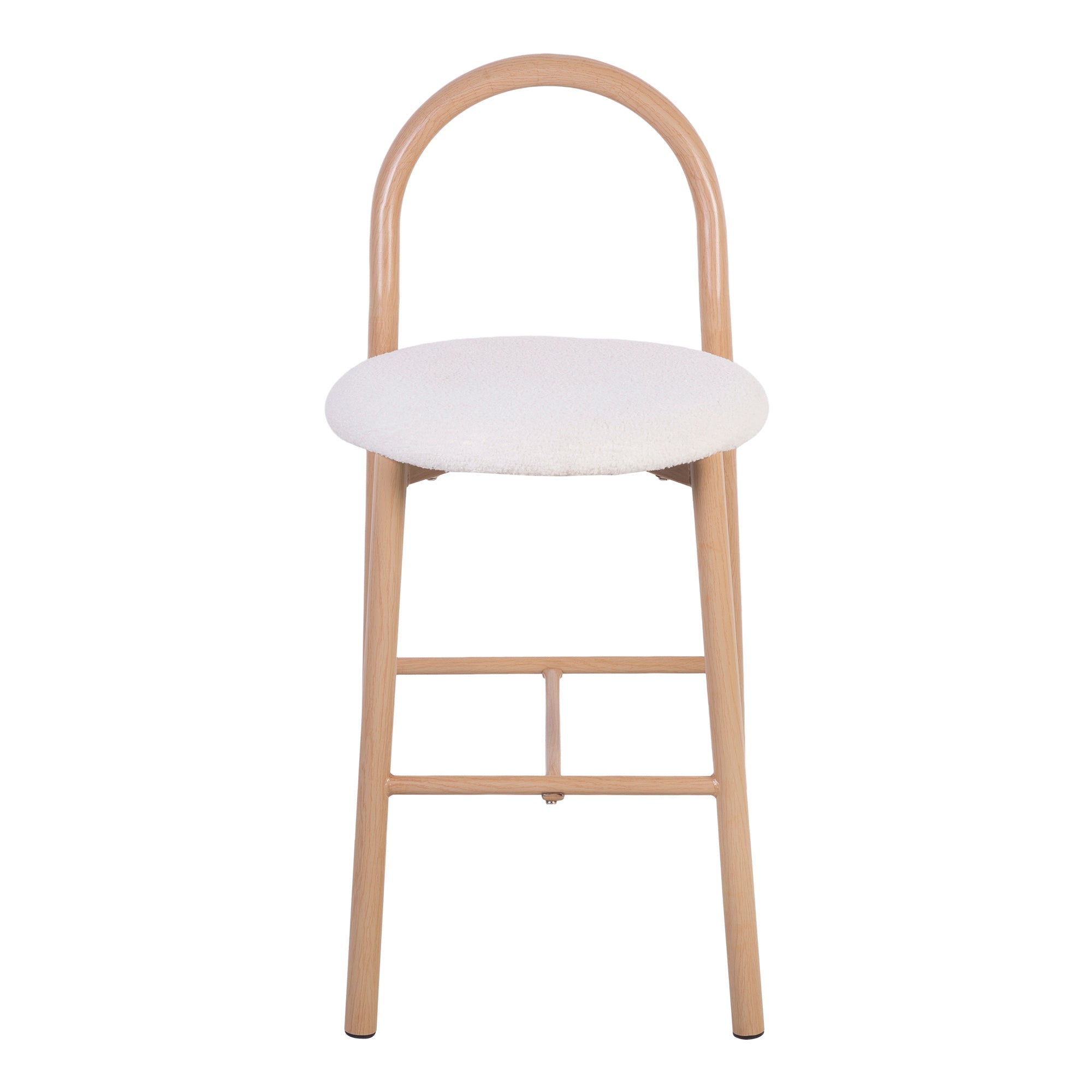 Newport Set of 2 Barstools Cream