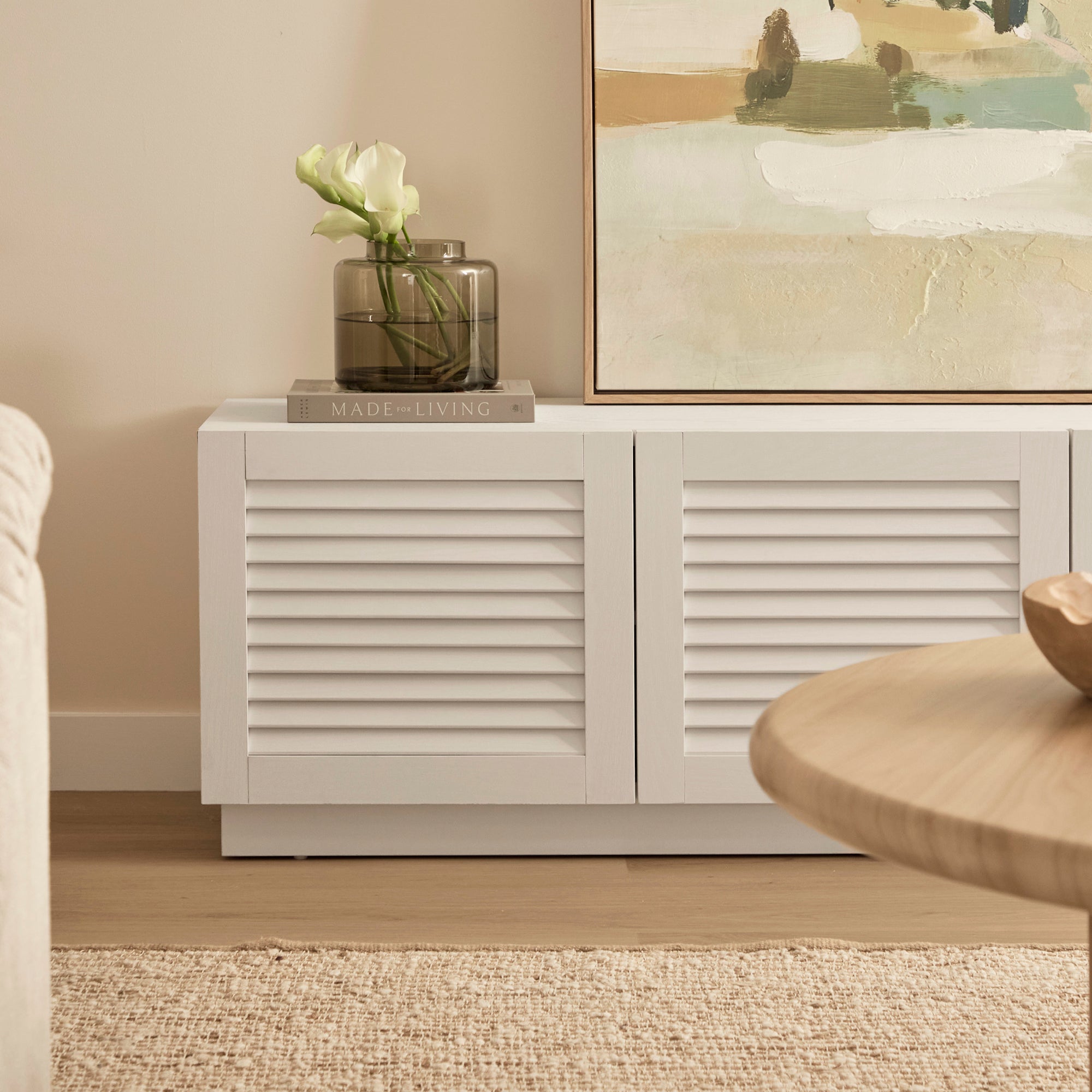 Neive Entertainment Unit White (180cm)
