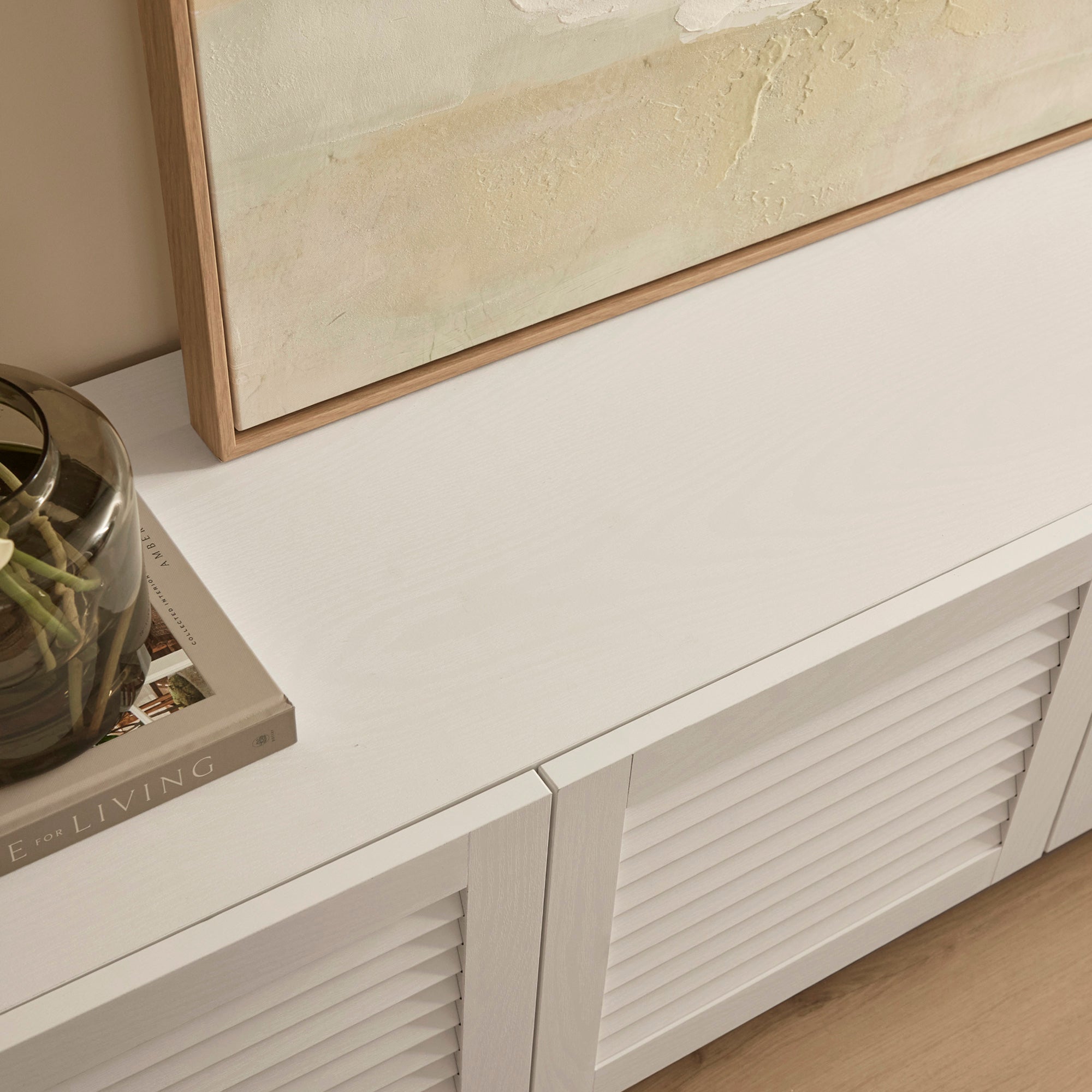 Neive Entertainment Unit White (180cm)