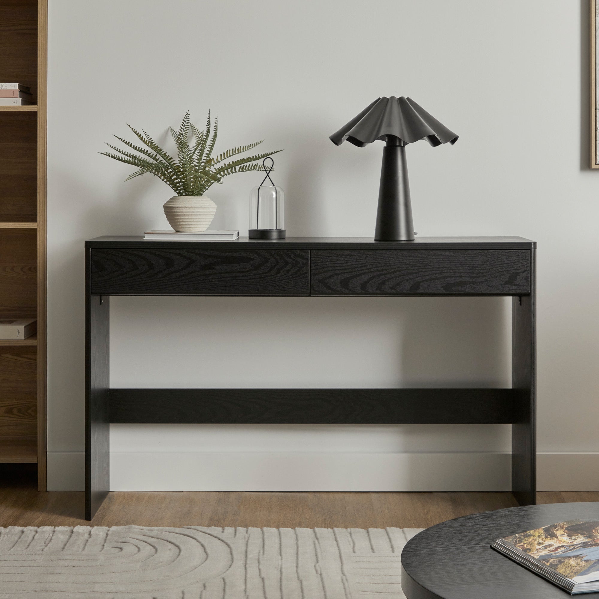 Oxford Console Table Black (120cm)
