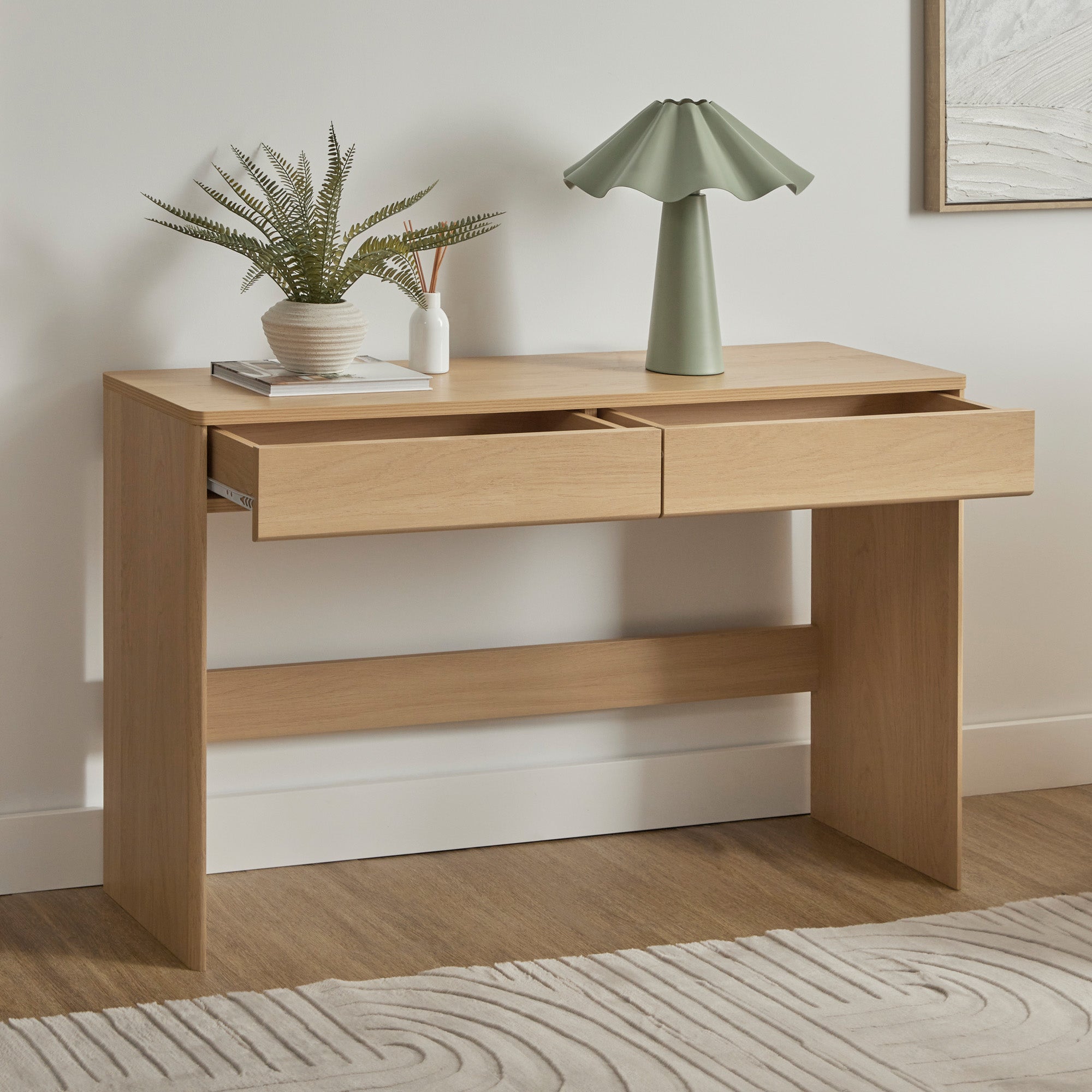 Oxford Console Table Oak (120cm)