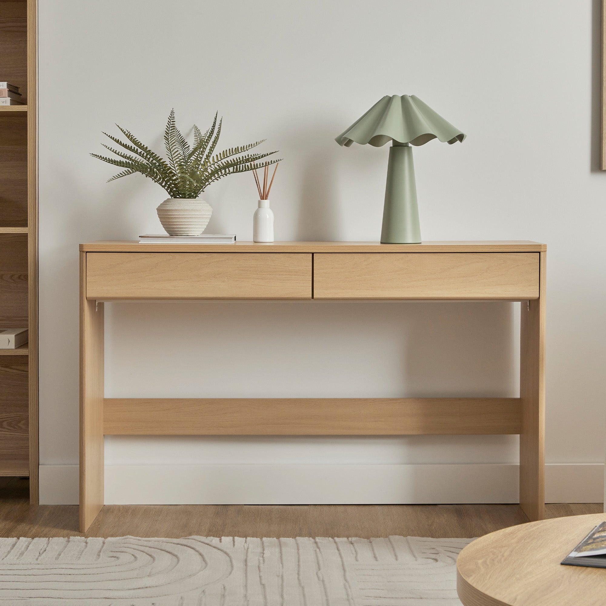 Oxford Console Table Oak (120cm)
