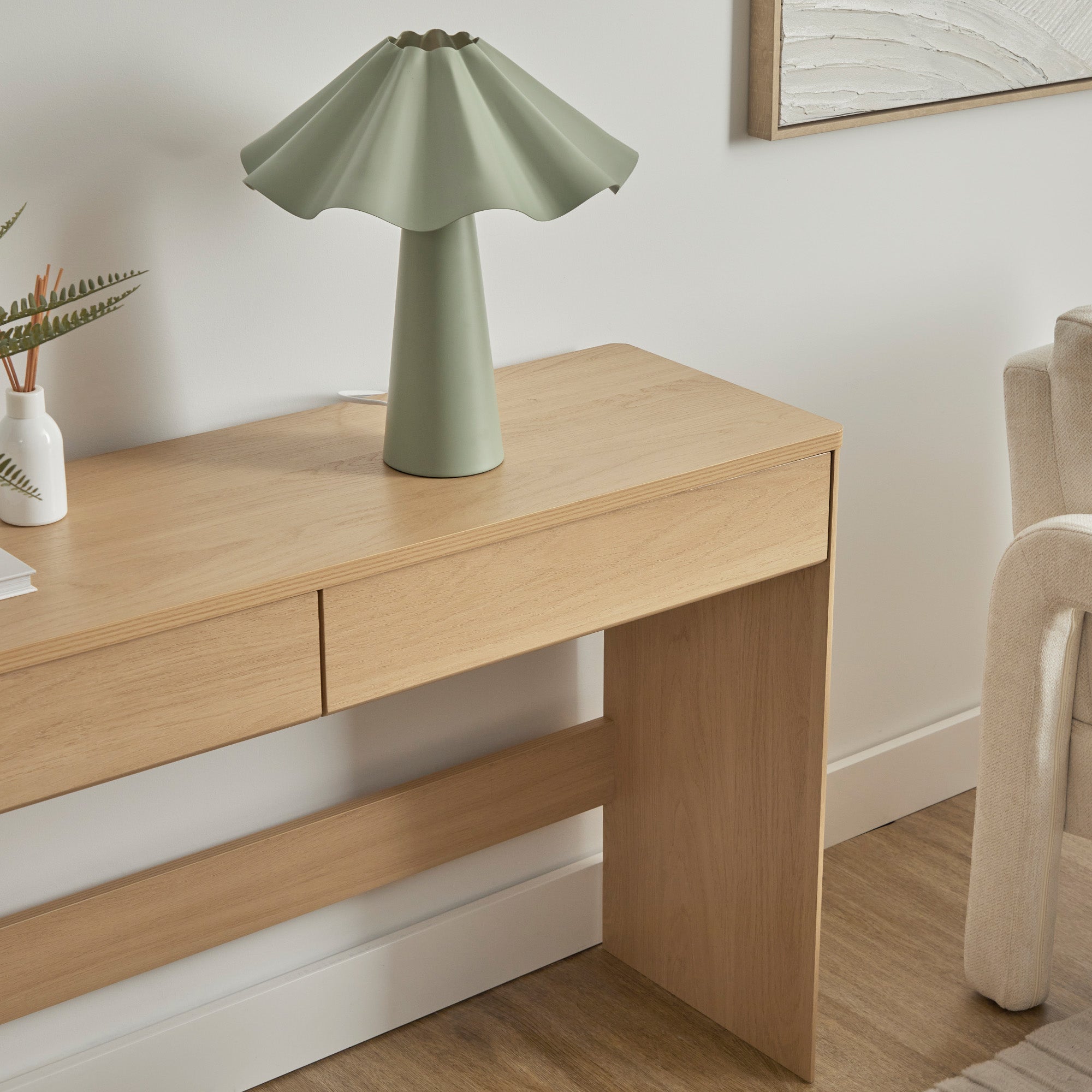 Oxford Console Table Oak (120cm)