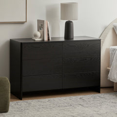 Oxford Chest of 6 Drawers Black