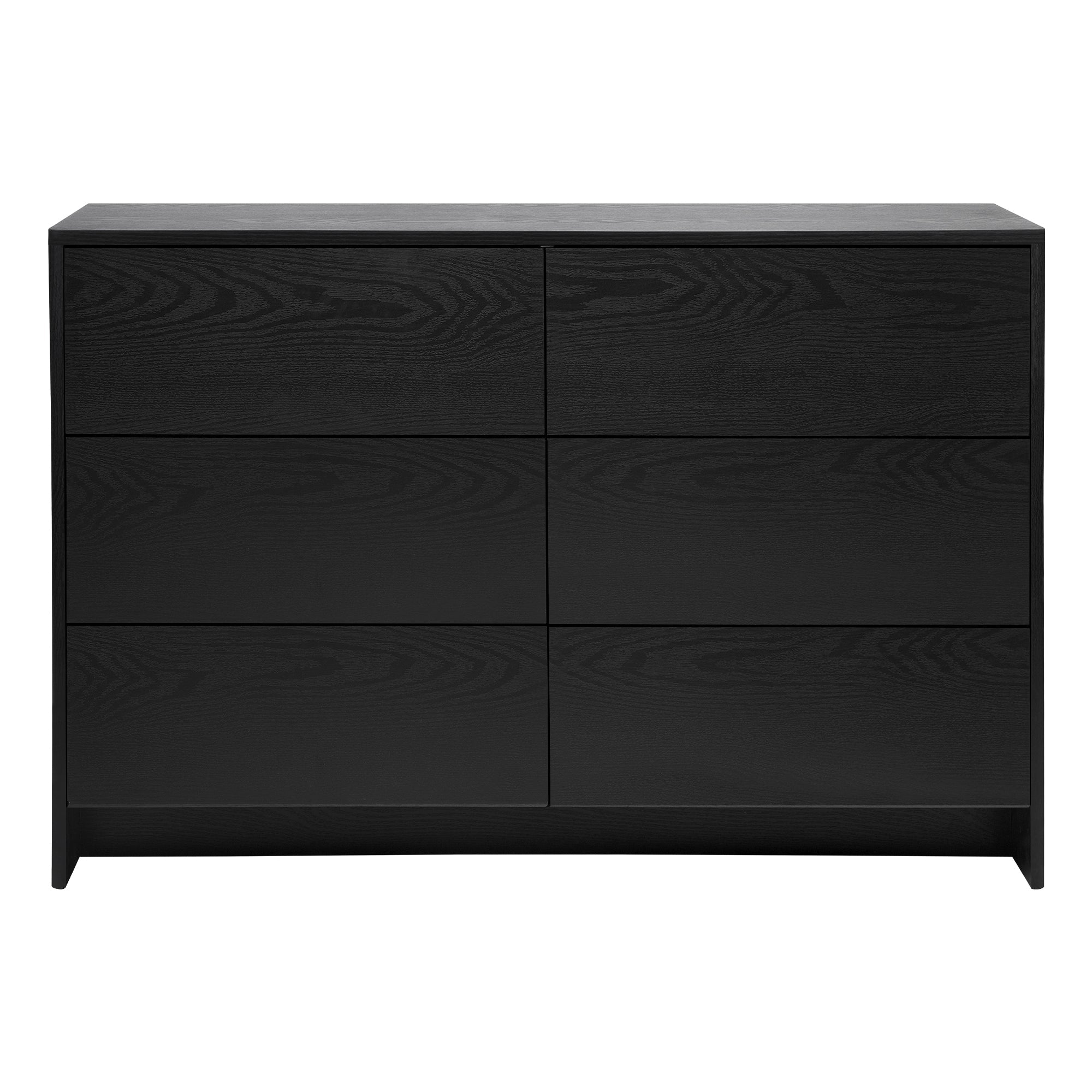Oxford Chest of 6 Drawers Black