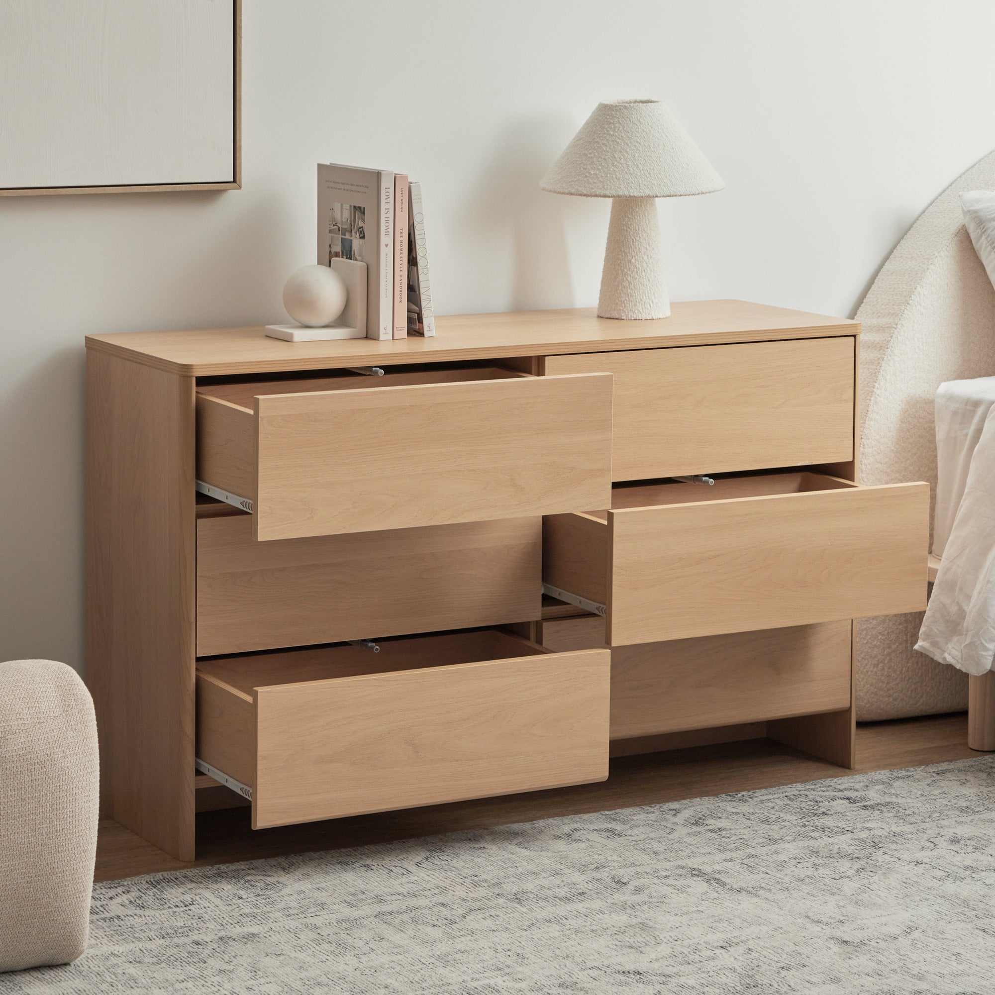 Oxford Chest of 6 Drawers Oak