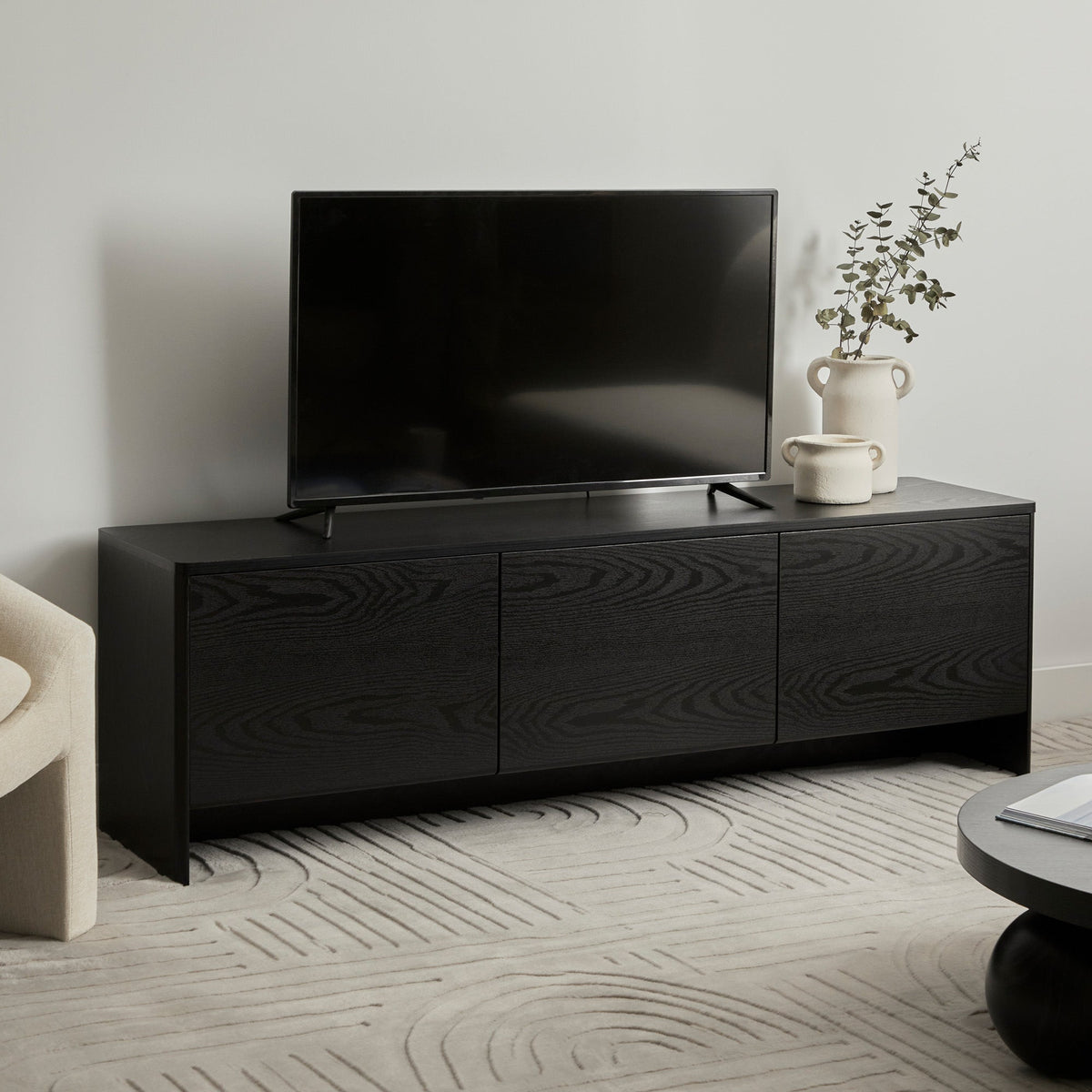 Oxford Entertainment Unit Black (160cm)