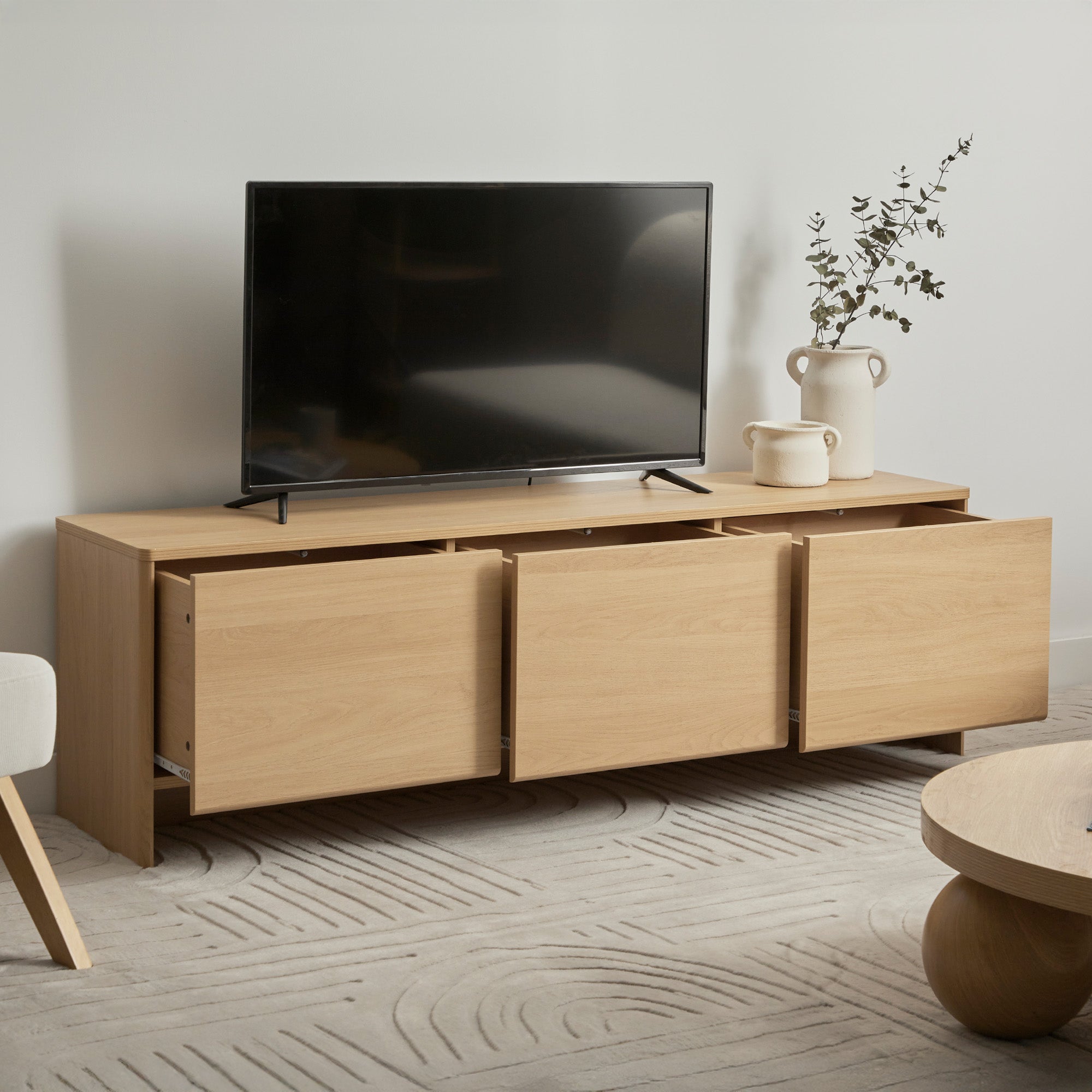 Oxford Entertainment Unit Oak (160cm)