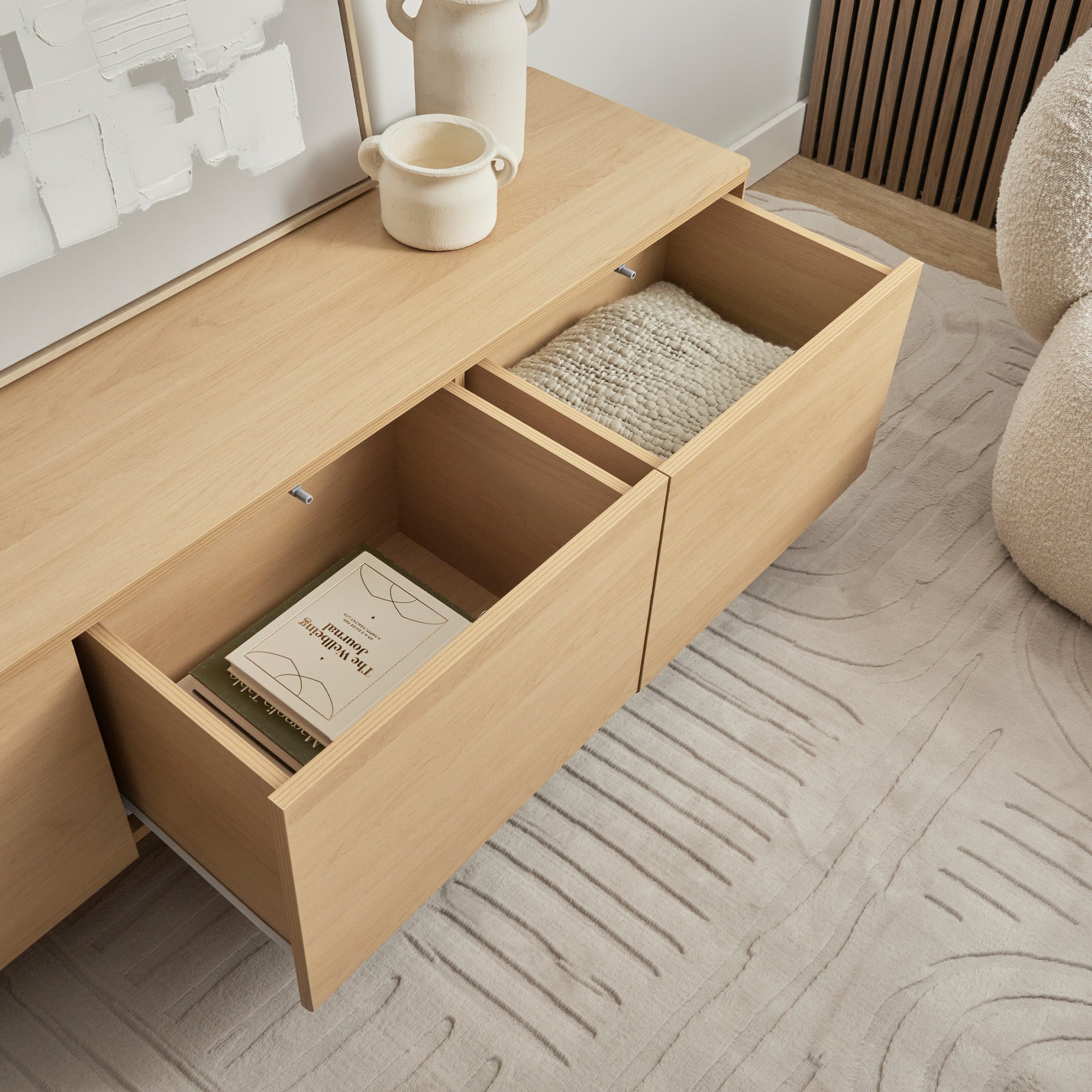 Oxford Entertainment Unit Oak (160cm)