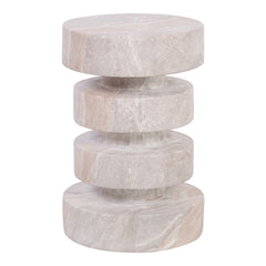 Parker Travertine Look Side Table