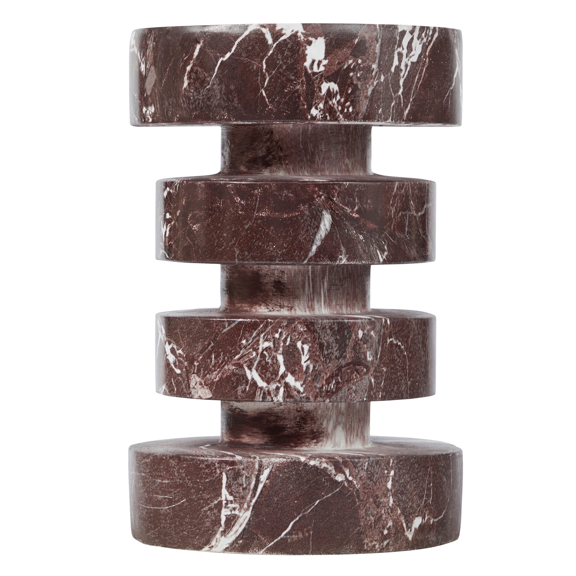 Parker Marble Look Plinth Red